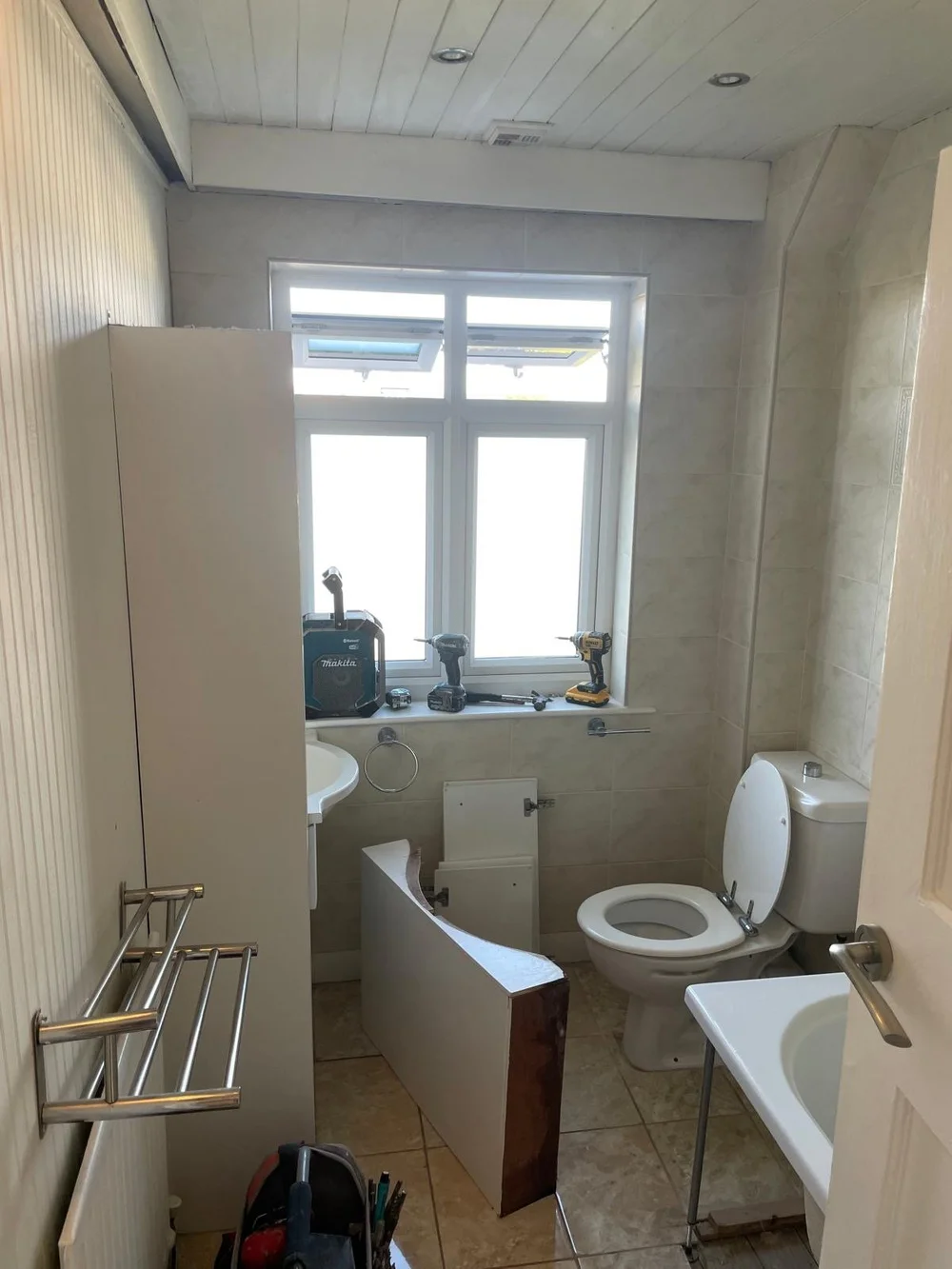 Before bathroom renovation