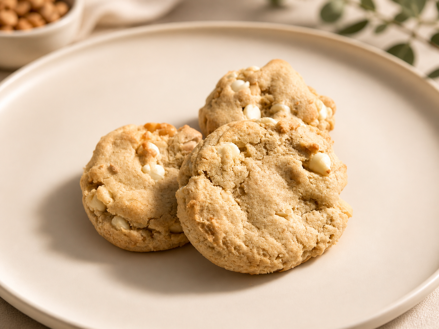 GLUTEN-FREE WHITE CHOCOLATE MACADAMIA COOKIES