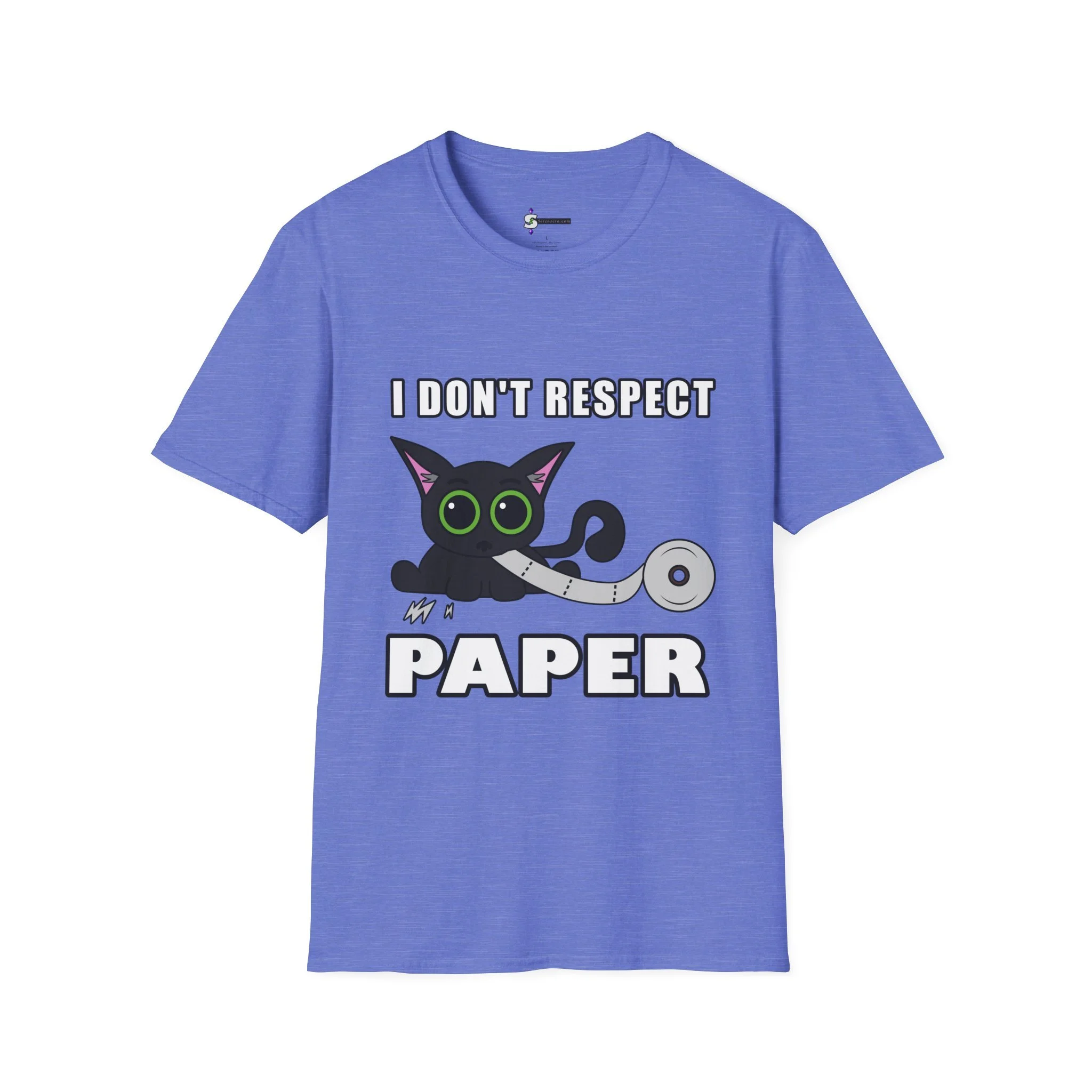 "I Don't Respect Paper" — Cheeky Cat Graphic Standard Tee