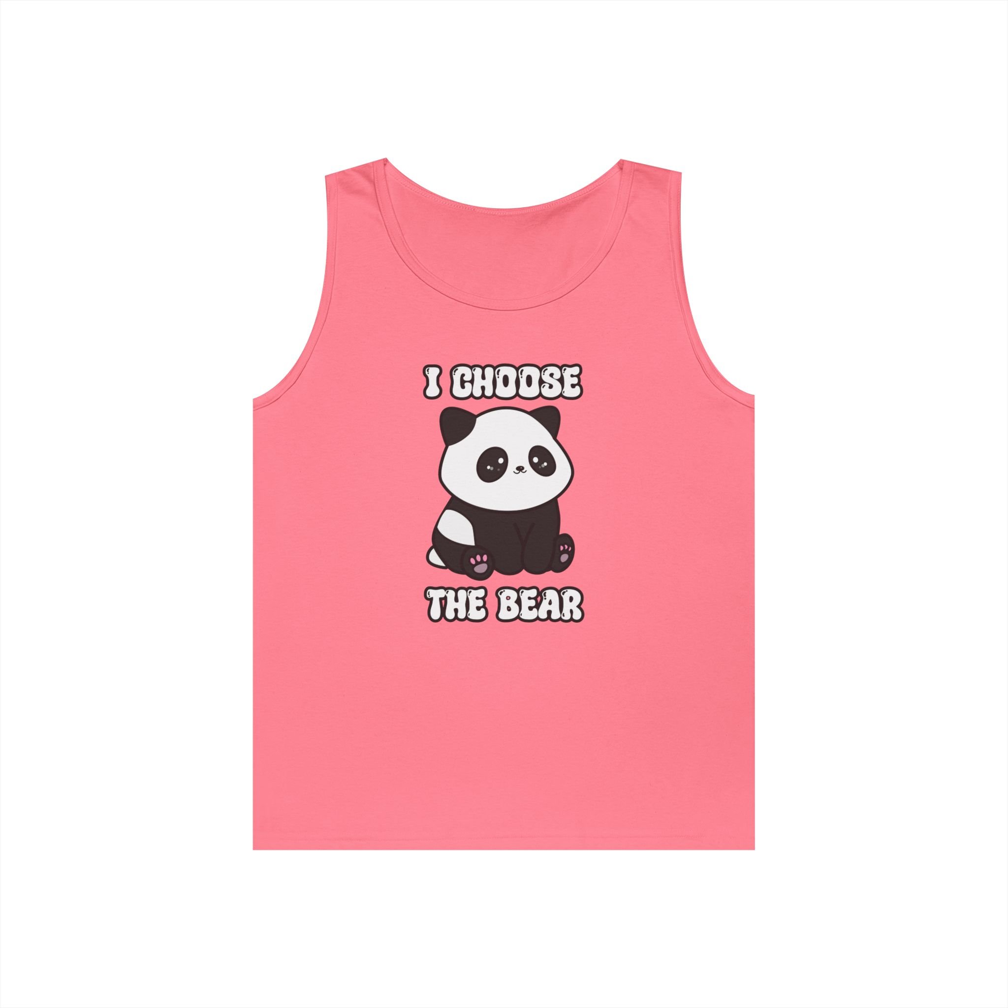 "I Choose The Bear" — Cute Panda Graphic Tank