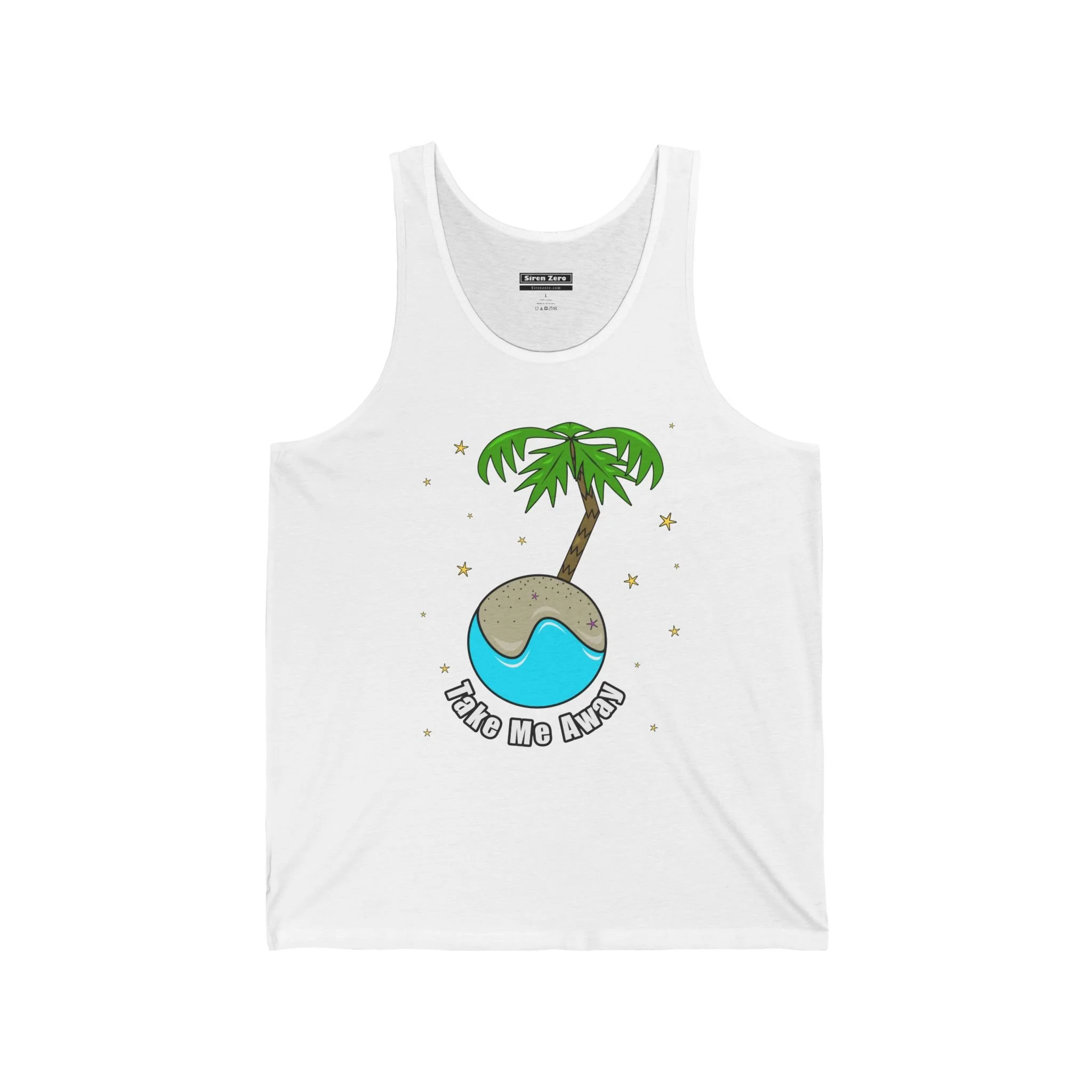 "Take Me Away" Tropical Planet — Graphic Tank