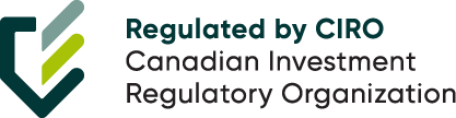Logo of the Canadian Investment Regulatory Organization with checkmark icon and text 'Regulated by CIRO'.