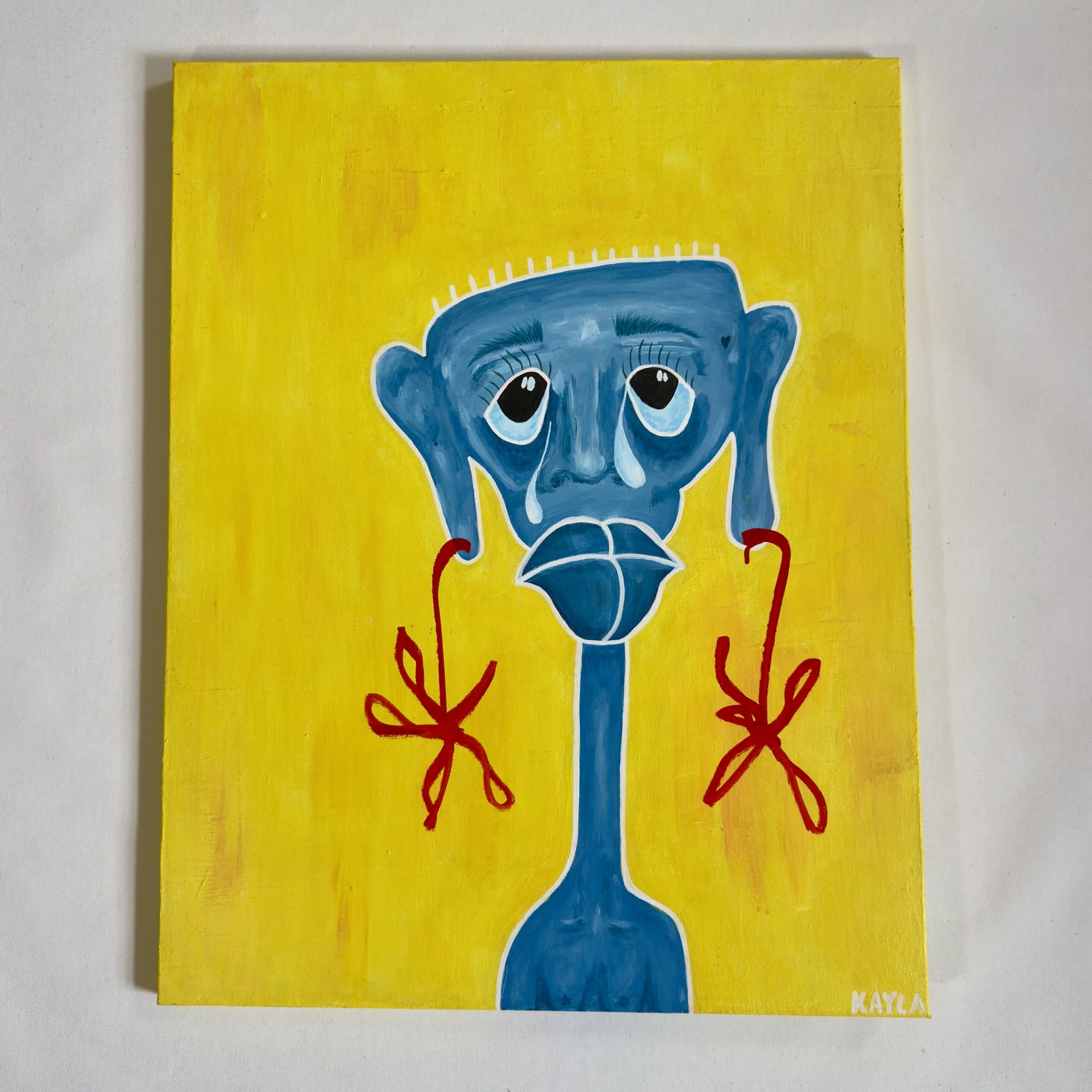 Primary portrait, 2024. Acrylic on canvas. 28" x 22"