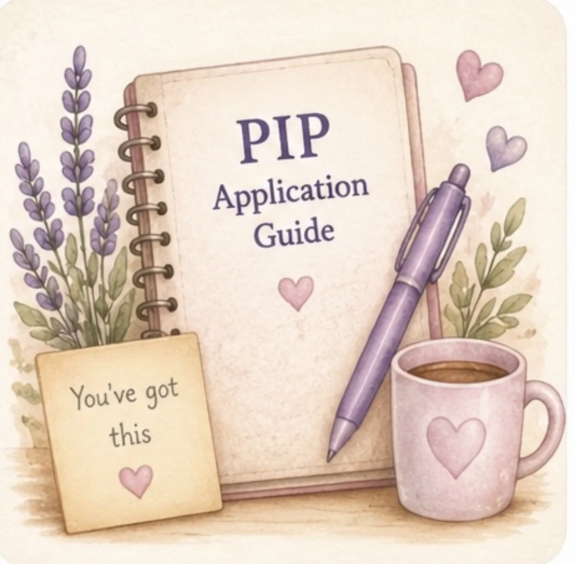 Banner promoting professional support with Personal Independence Payment (PIP) applications, including eligibility guidance, form completion, evidence gathering, descriptor advice and personalised support to help present your daily living and mobilit