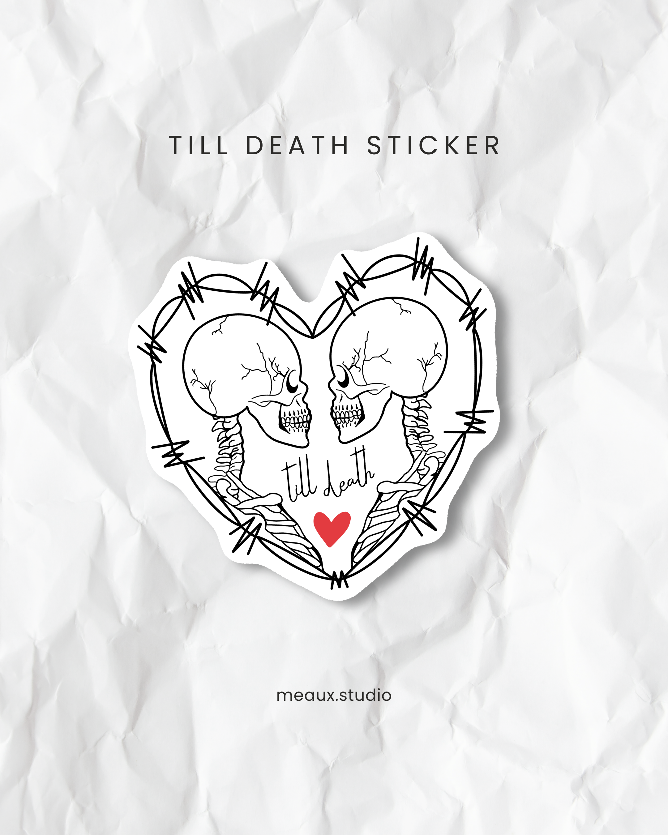 till death sticker