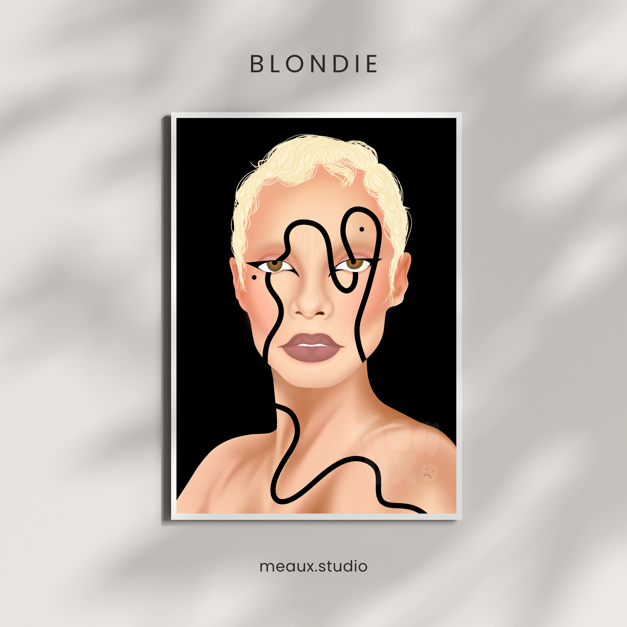 BLONDIE — large — unframed