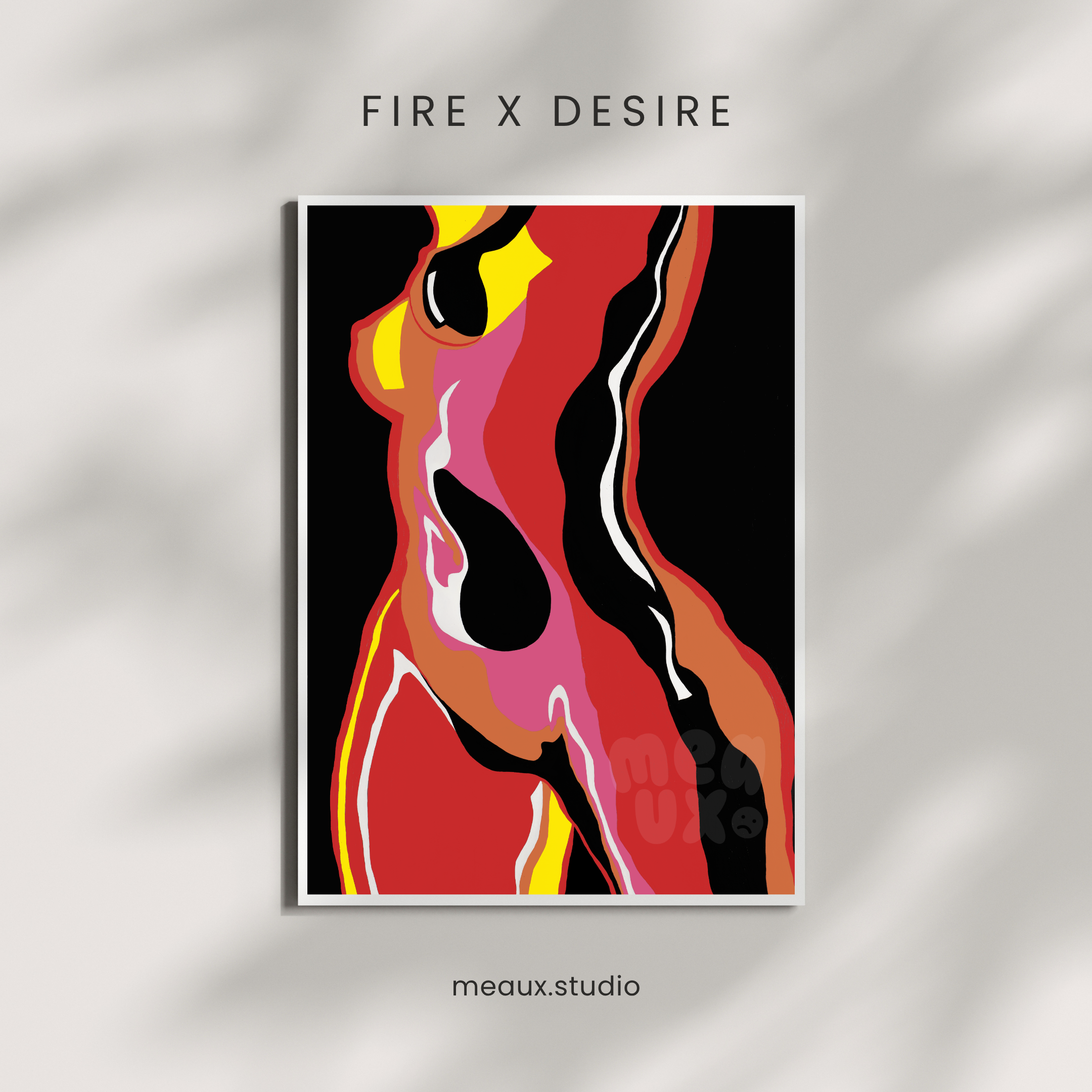 fire x desire — large — unframed