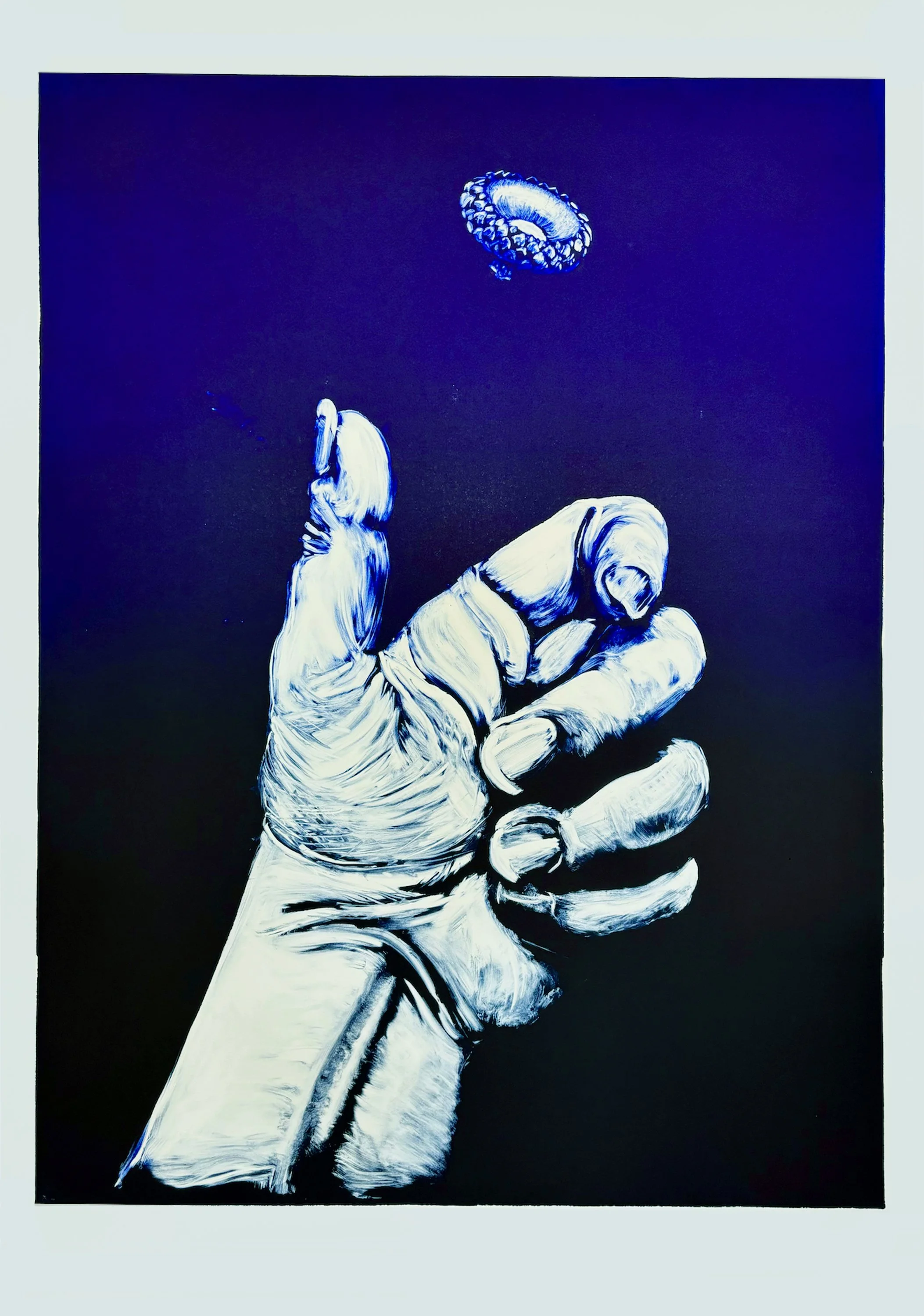 Caps or Cups, monotype, 48 x 60" 2025