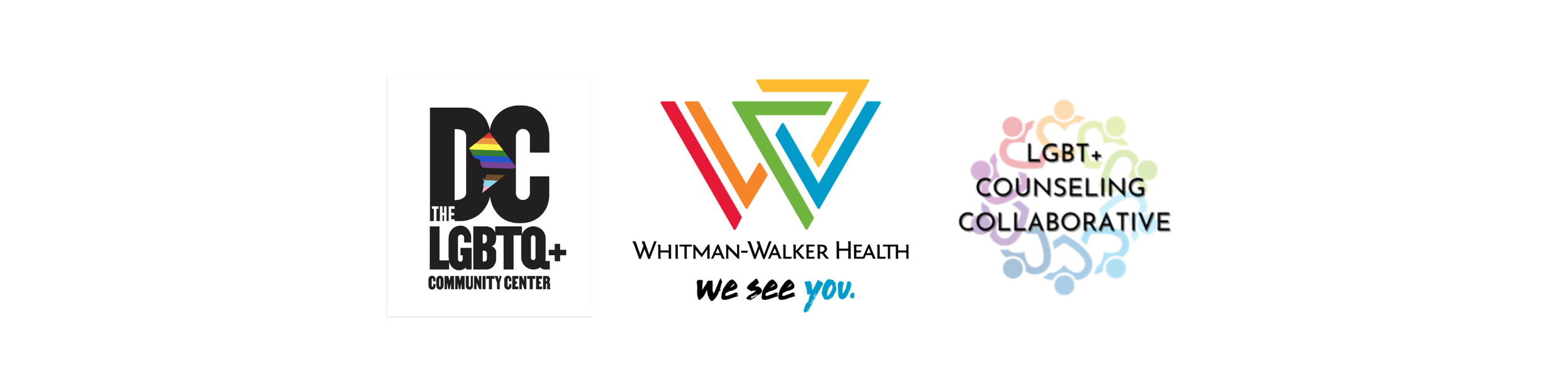 DC LGBTQ+ Community Center, Whitman-Walker Health, LGBT Counseling Collaborative
