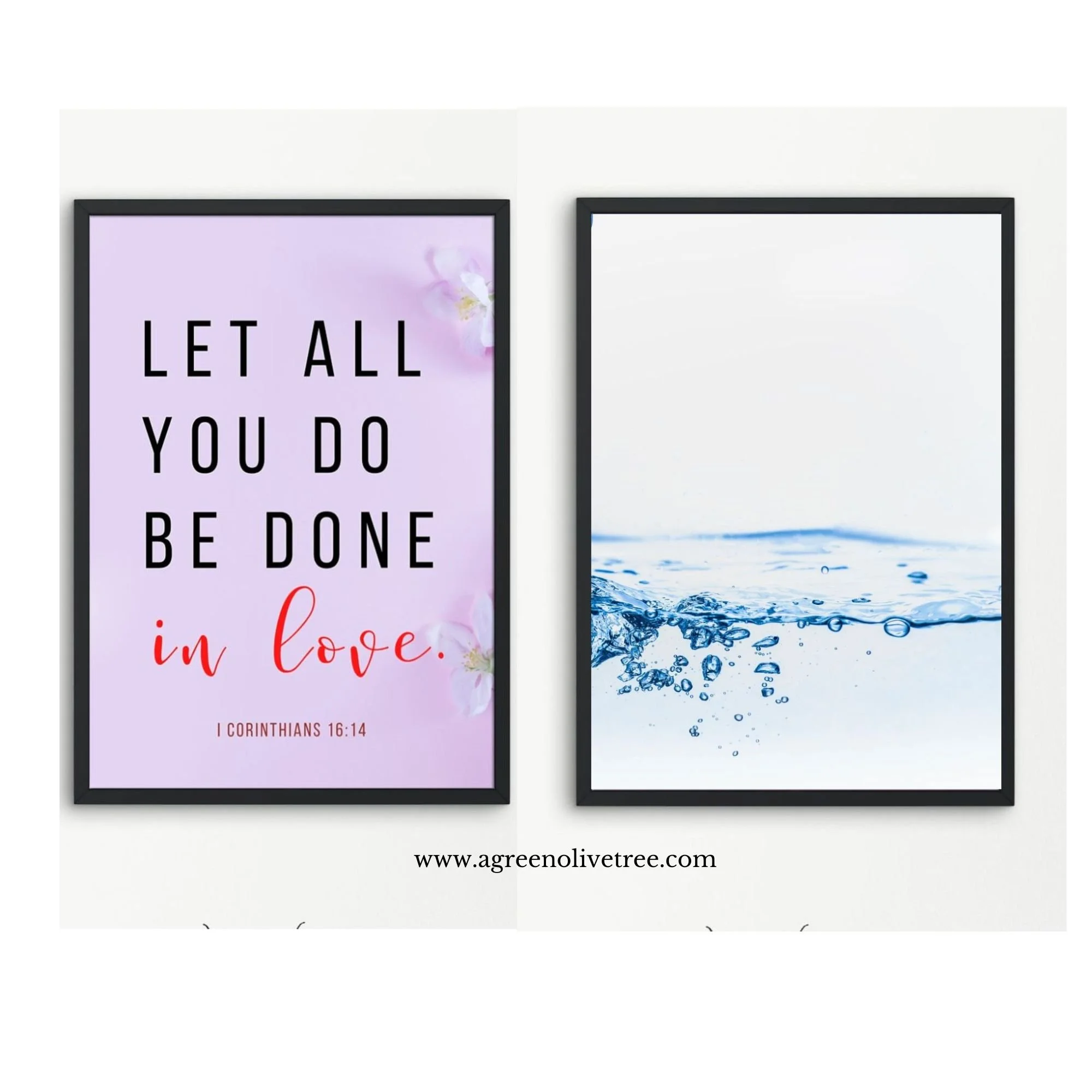 Wall Art Prints - Bundle & Save - Set of 2 - 12 x 16