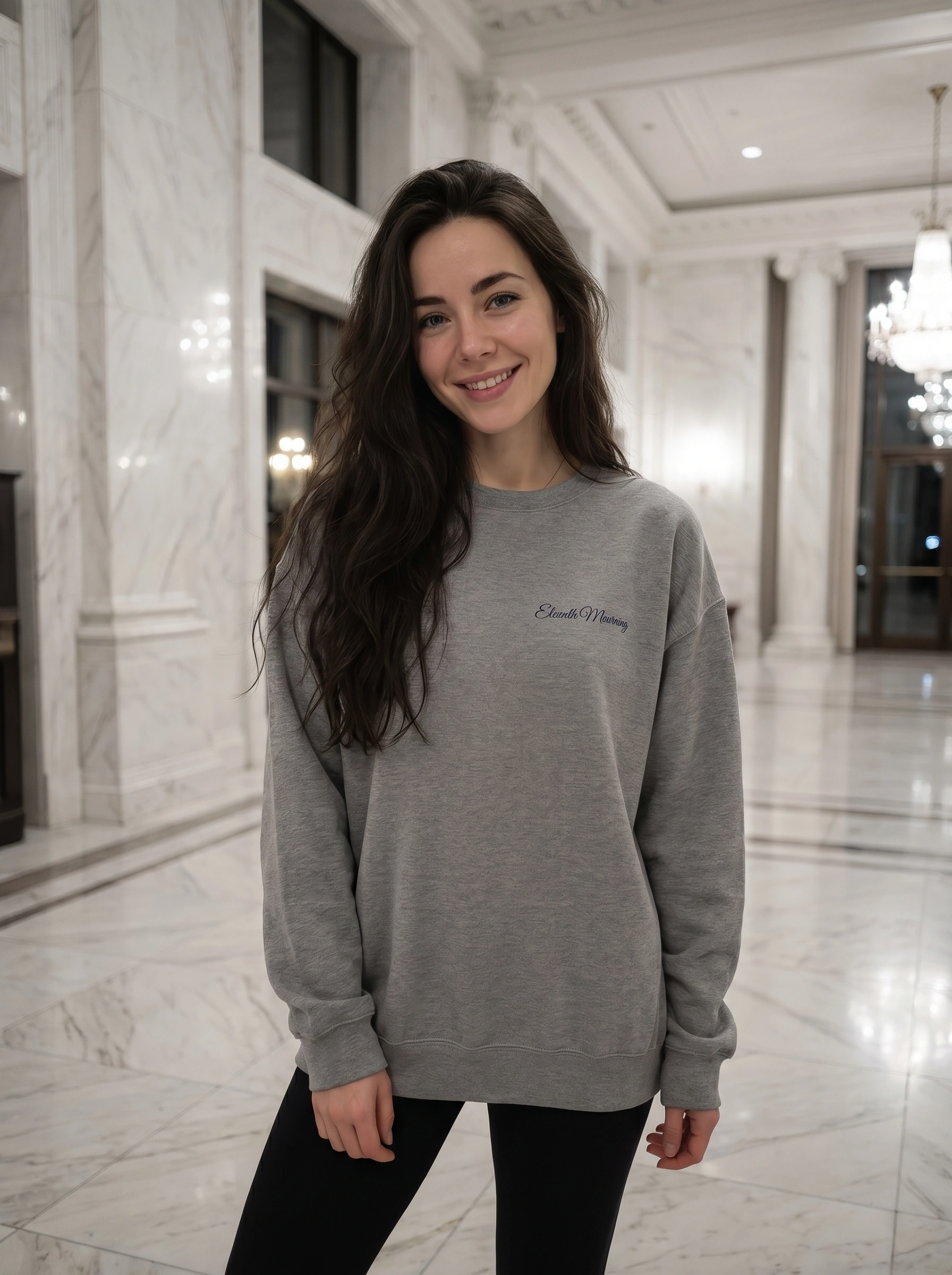 Real Power Is Built In Private — XI Sweatshirt | Eleventh Mourning