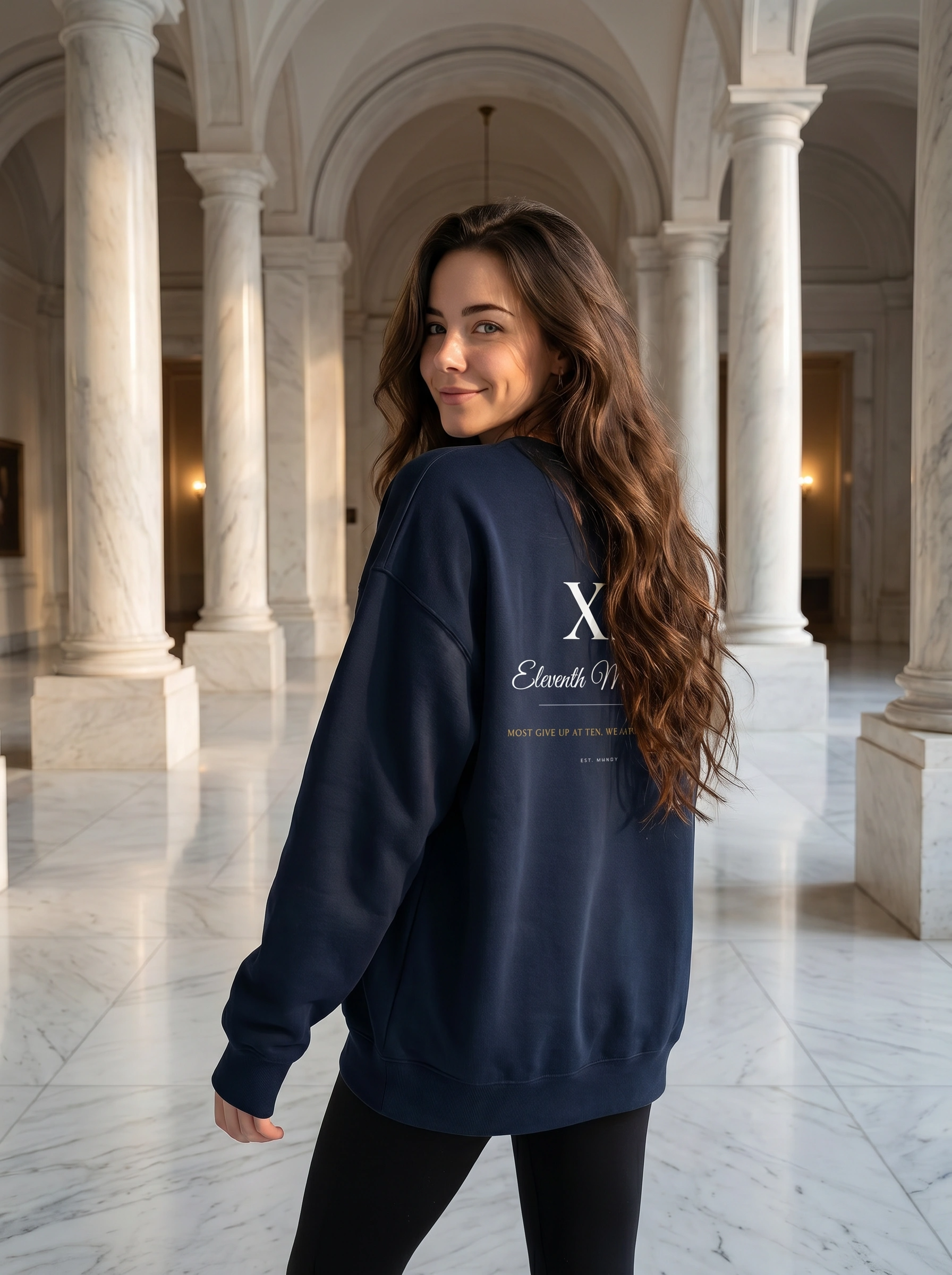 Most Give Up At Ten. We Live At Eleven. — XI Sweatshirt | Eleventh Mourning