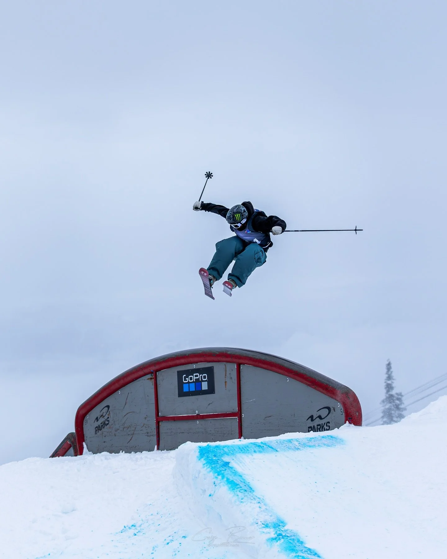 A few frames of Marty @freestylewhistler Noram cup 🏆  #noramcup #whistlerfreestyle #slopestyle #bigair #freestyleskiing