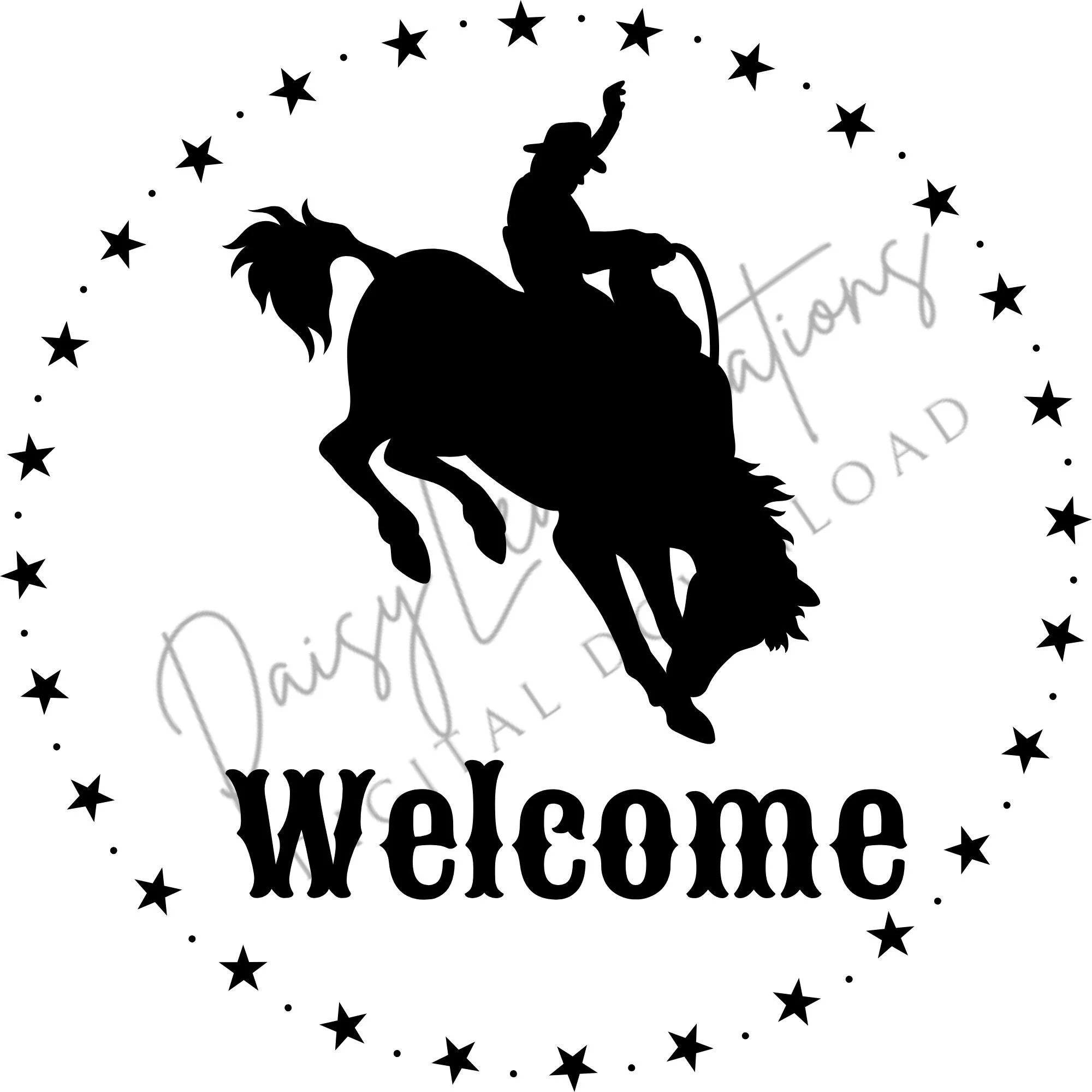 Bronco | Welcome | SVG | Digital Download | Cricut | Silhouette | Laser