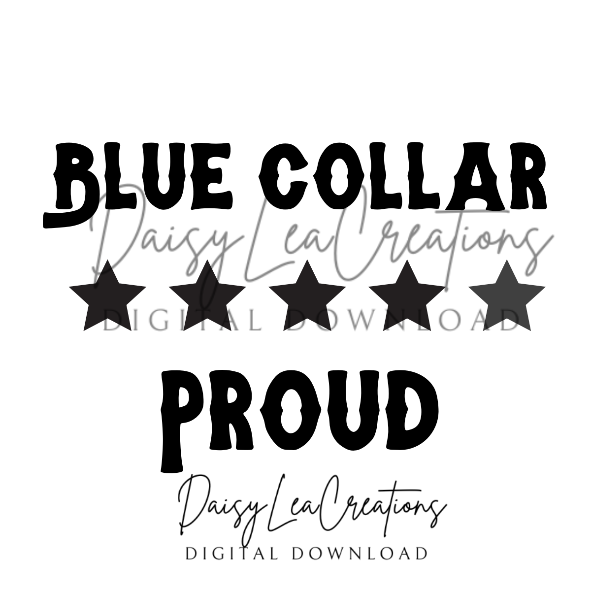 Blue Collar Proud | SVG | Digital Download