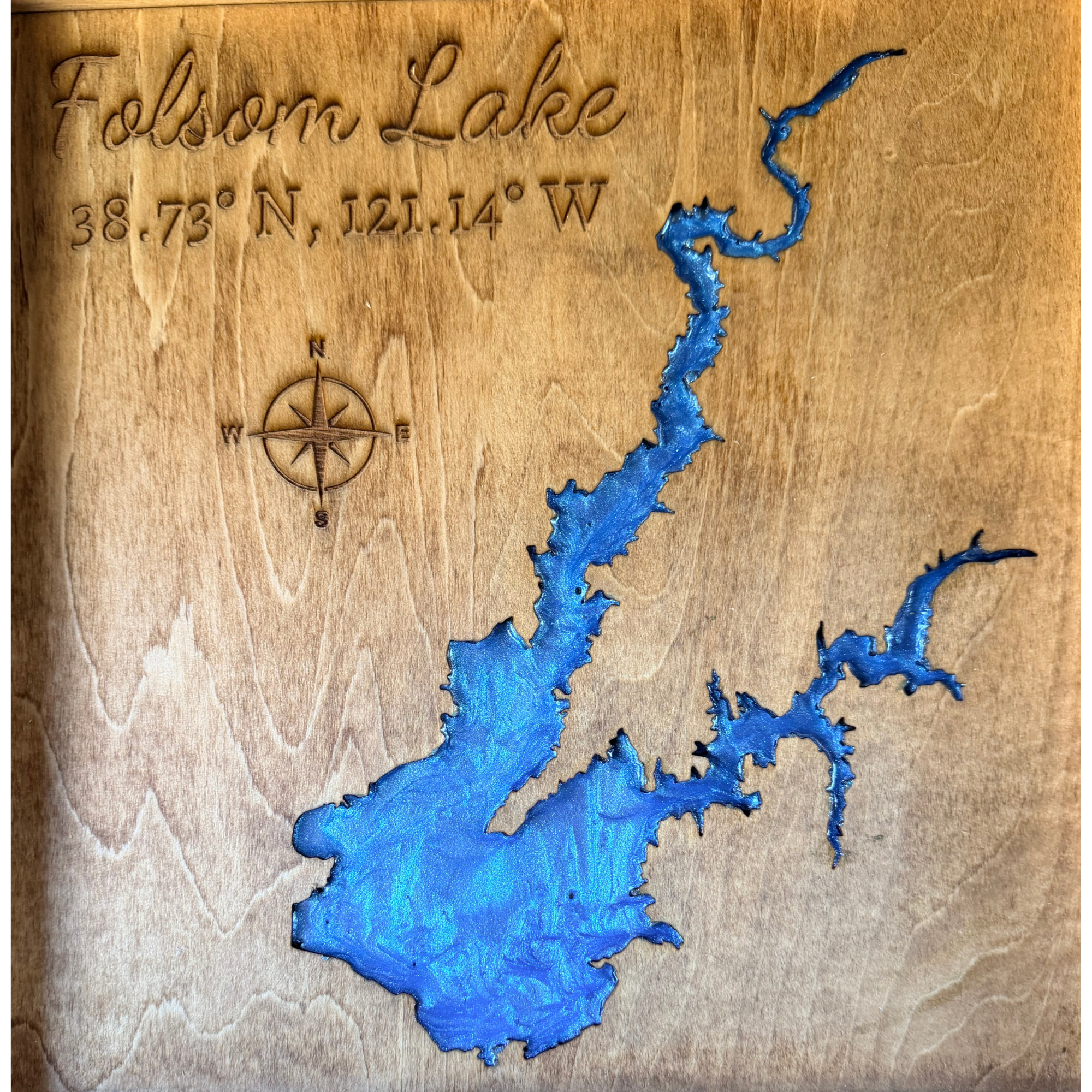 Custom Layered Wood Map Art | Laser Cut Lake House Decor, Personalized