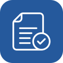 Document icon with a checkmark