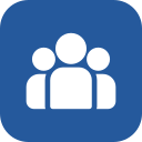 Icon with three stylized human figures.