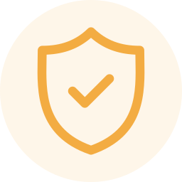 Shield icon with a checkmark inside
