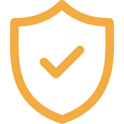Shield icon with a checkmark inside