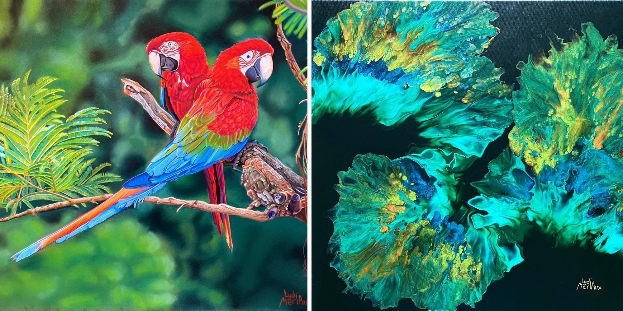 Du pastel sec au Pouring : Pourquoi j’ai refusé de choisir entre réalisme et art abstrait