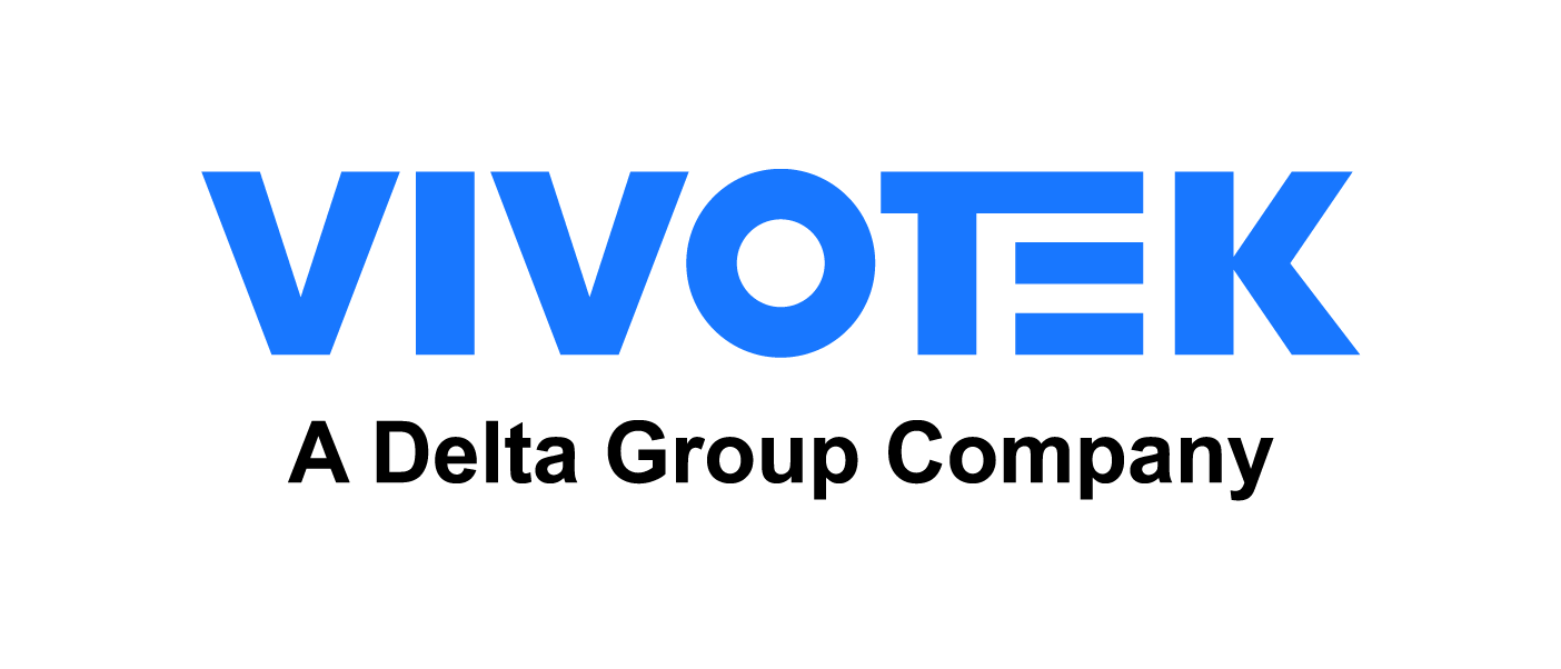 Texto en la imagen que dice 'VIVOTEK', con fondo blanco y letras grandes en color azul.