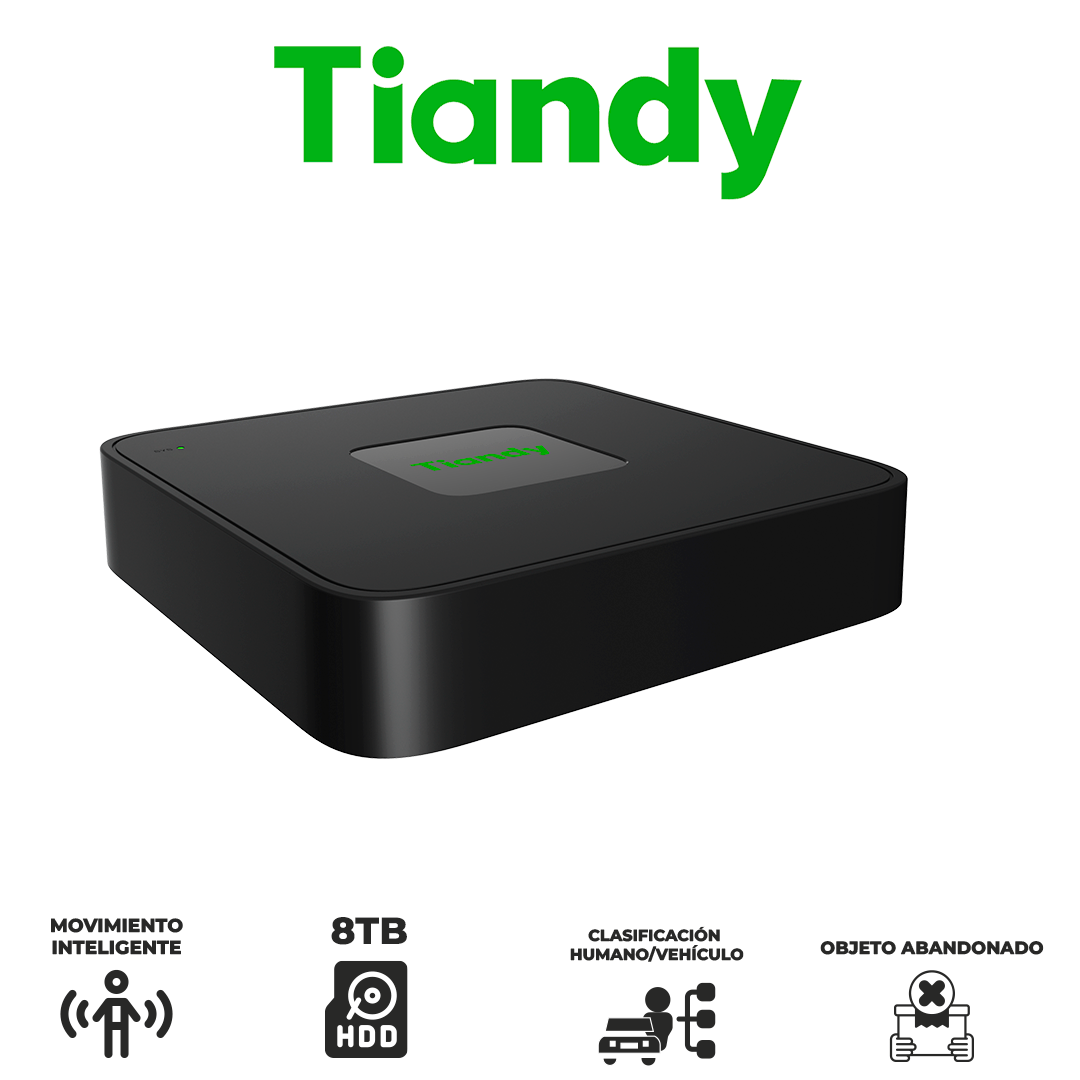 NVR Tiandy 6MP (3K) 5 Canales