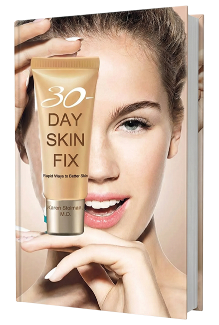 Dr. Karen Stolman's skincare book, 30-day Skin Fix