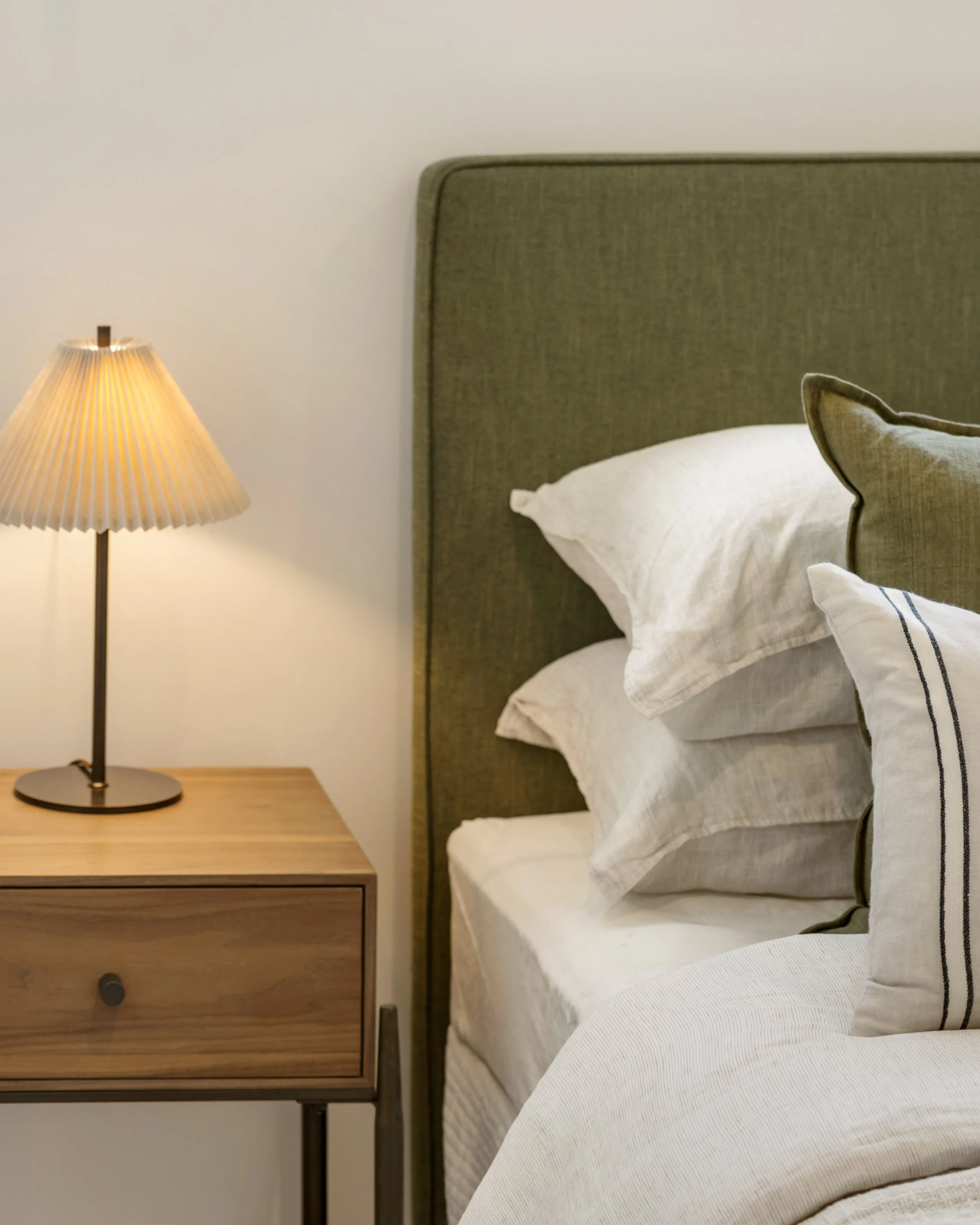 There&rsquo;s something about a beautifully styled bedroom that makes a house instantly feel like home.

For this Wānaka property, we layered natural textures, soft neutrals and subtle stripes to create warm, inviting spaces that feel effortlessly re