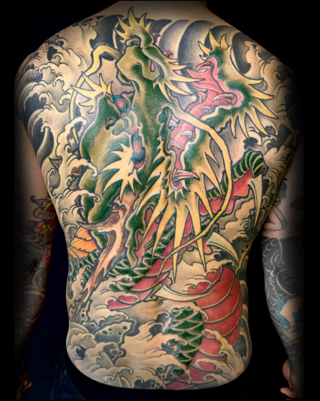 Dragon Backpiece, Horimono, Japan Tattoo. Ryu 