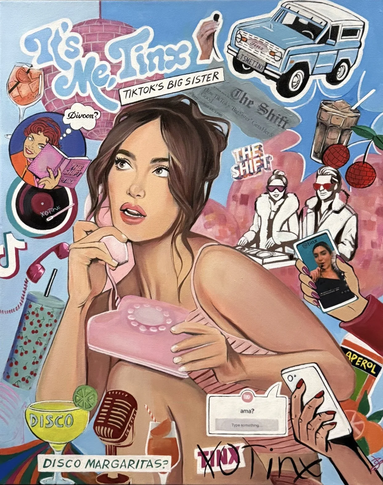 tinx painting, tinx, aama