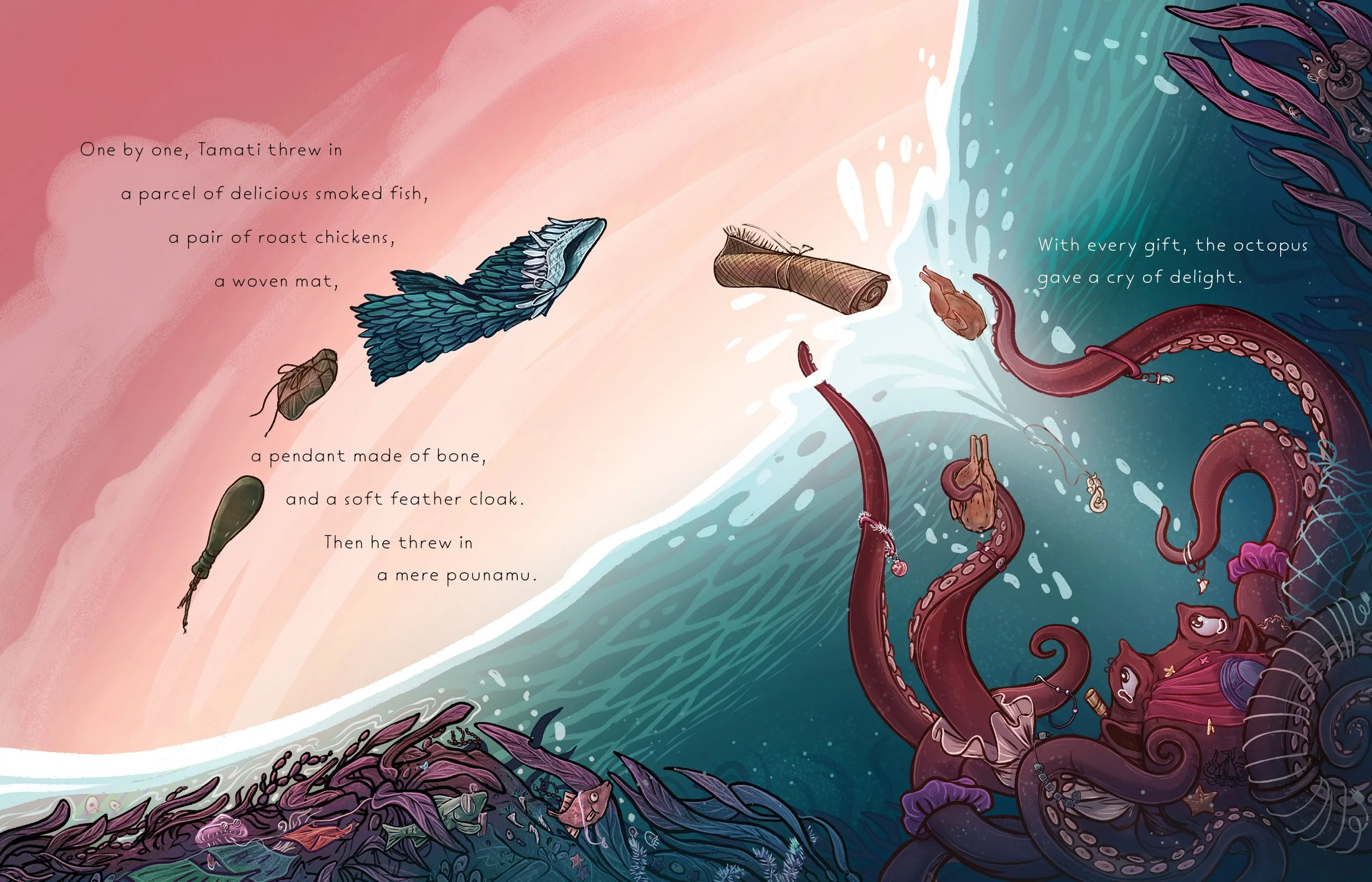 Te Wheke interior spread