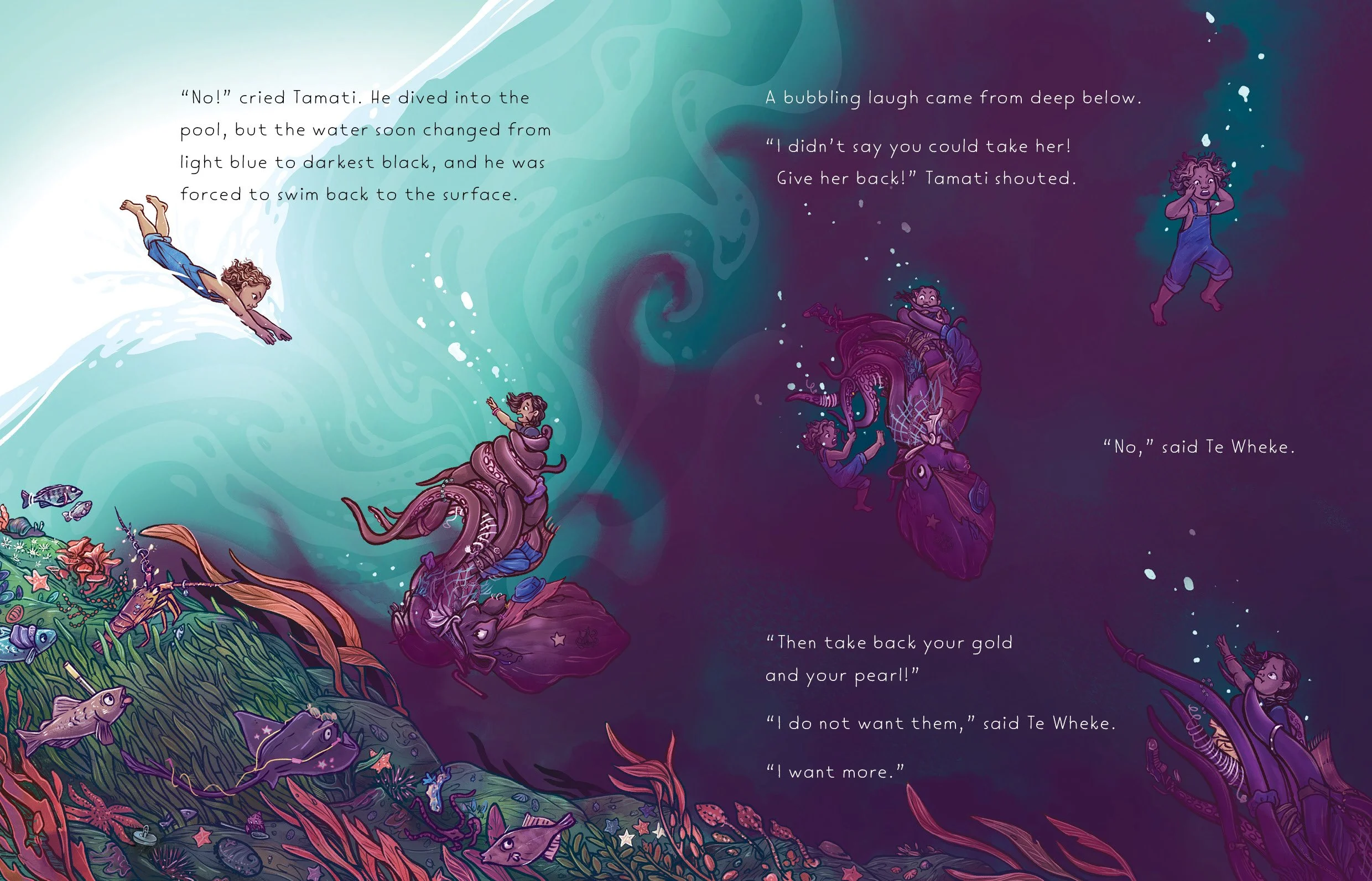 Te Wheke interior spread