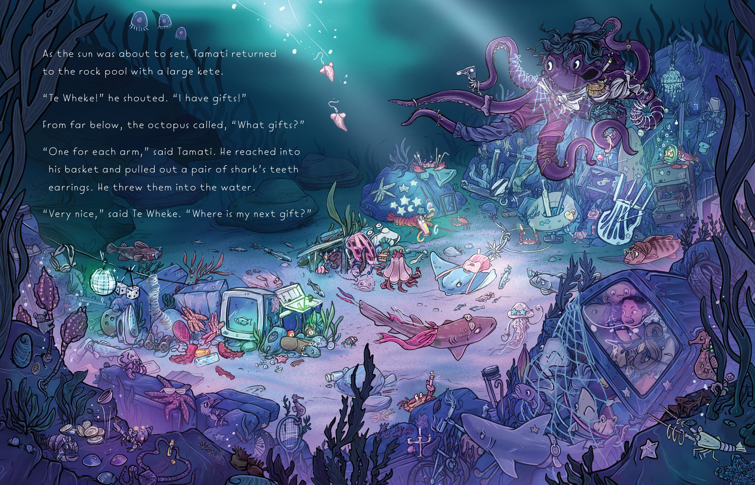 Te Wheke interior spread