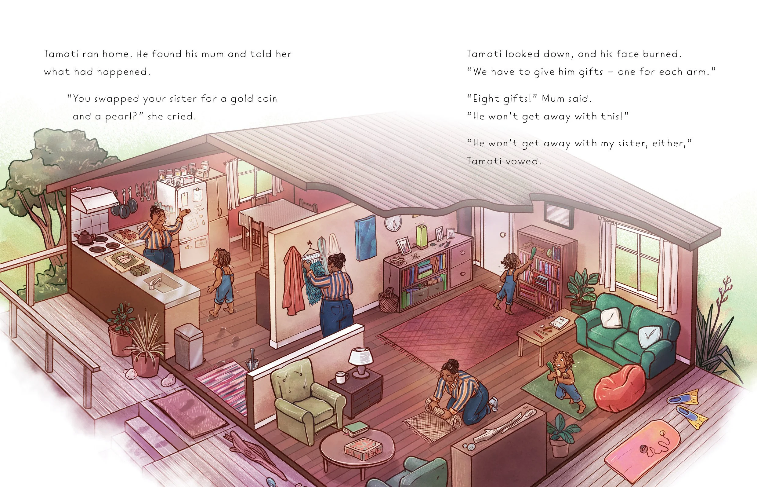 Te Wheke interior spread