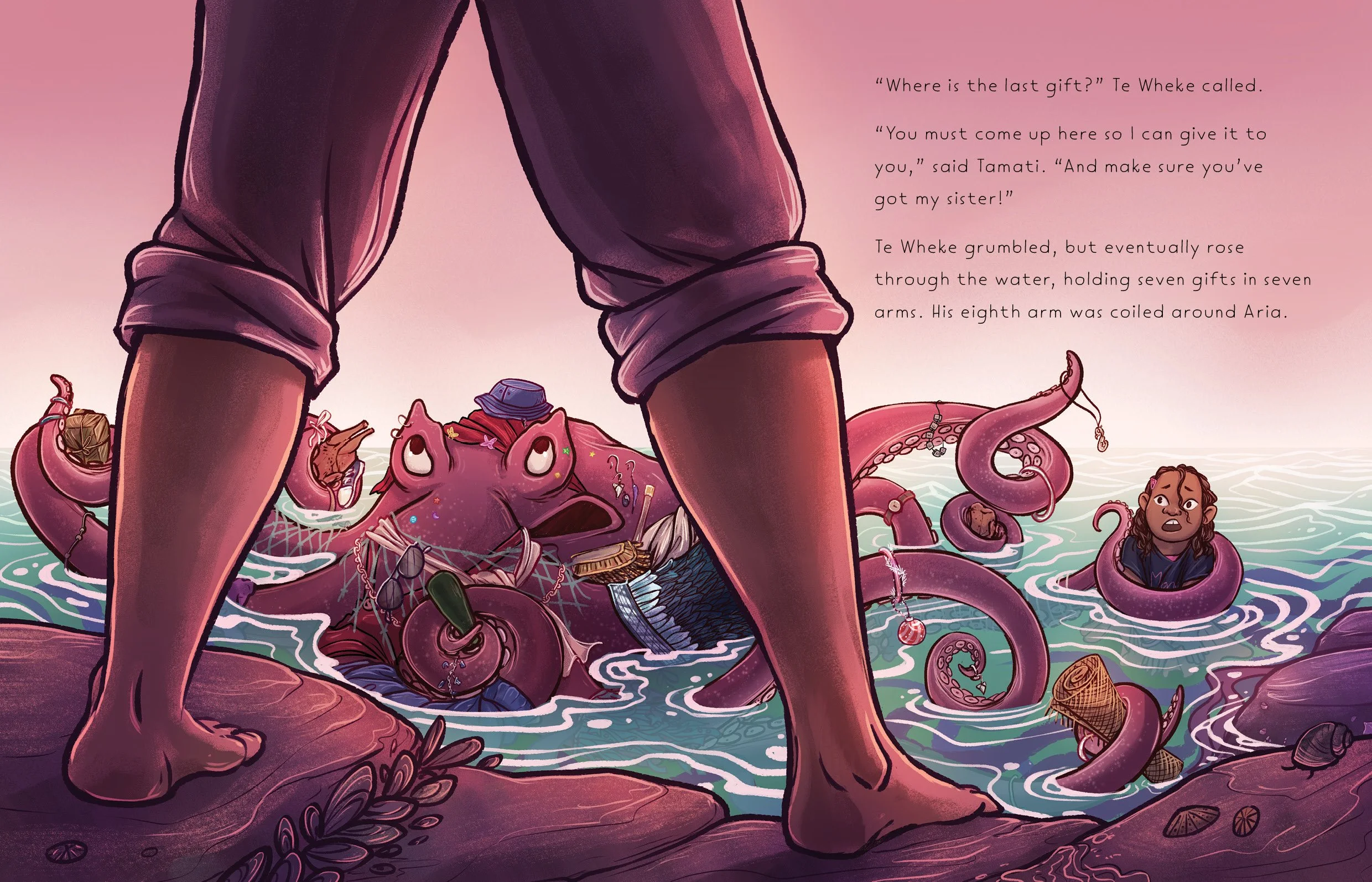 Te Wheke interior spread