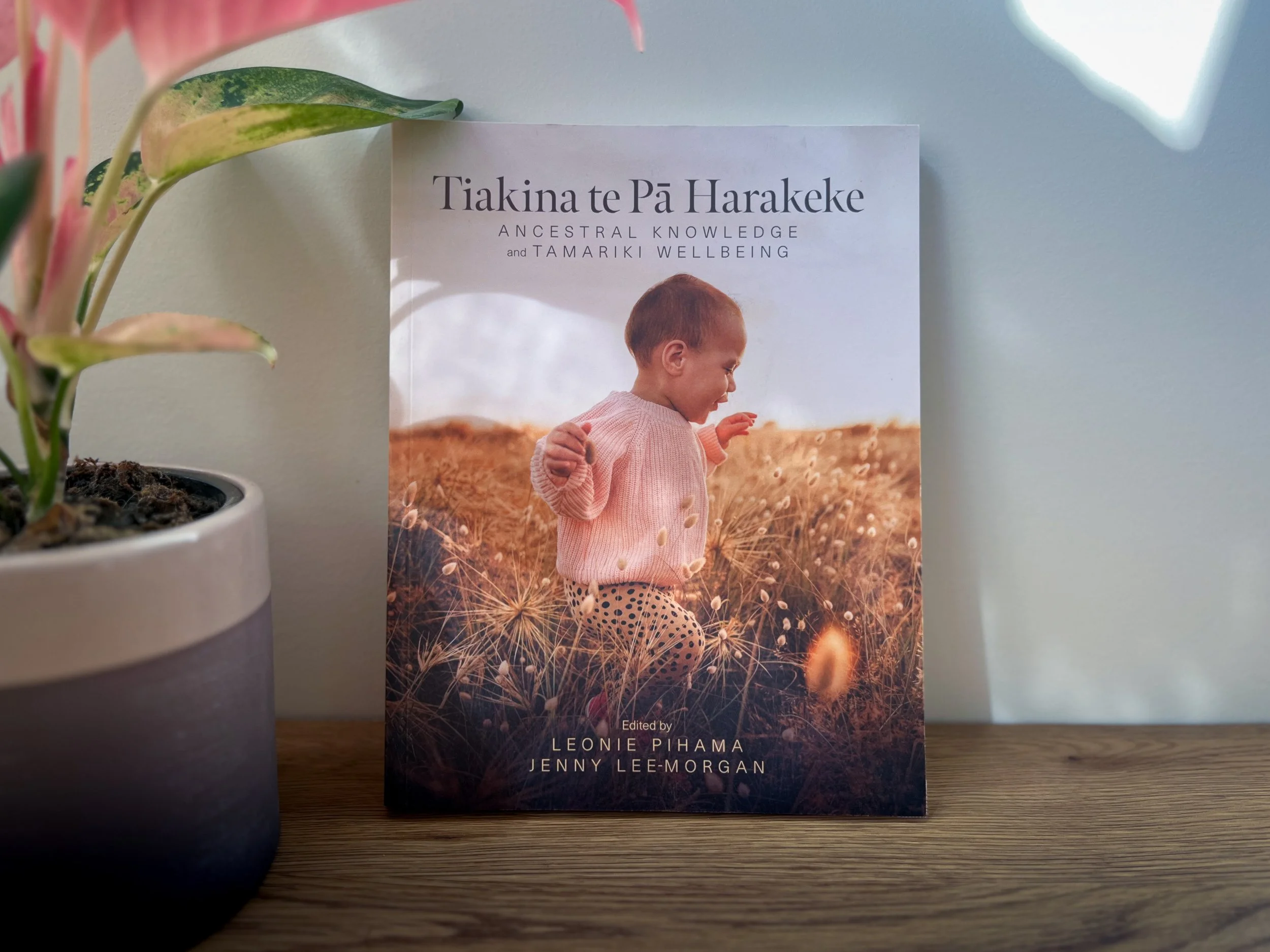 Tiakina te Pā Harakeke book cover design