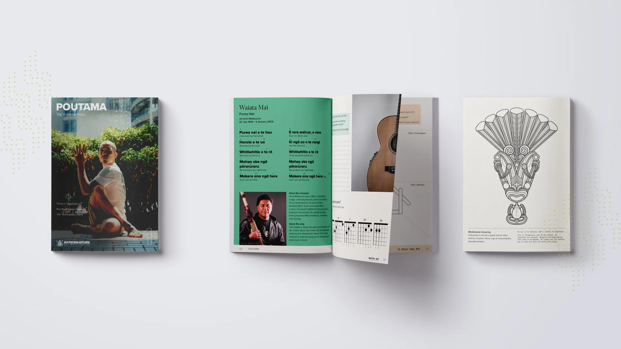 Poutama magazine covers and interior