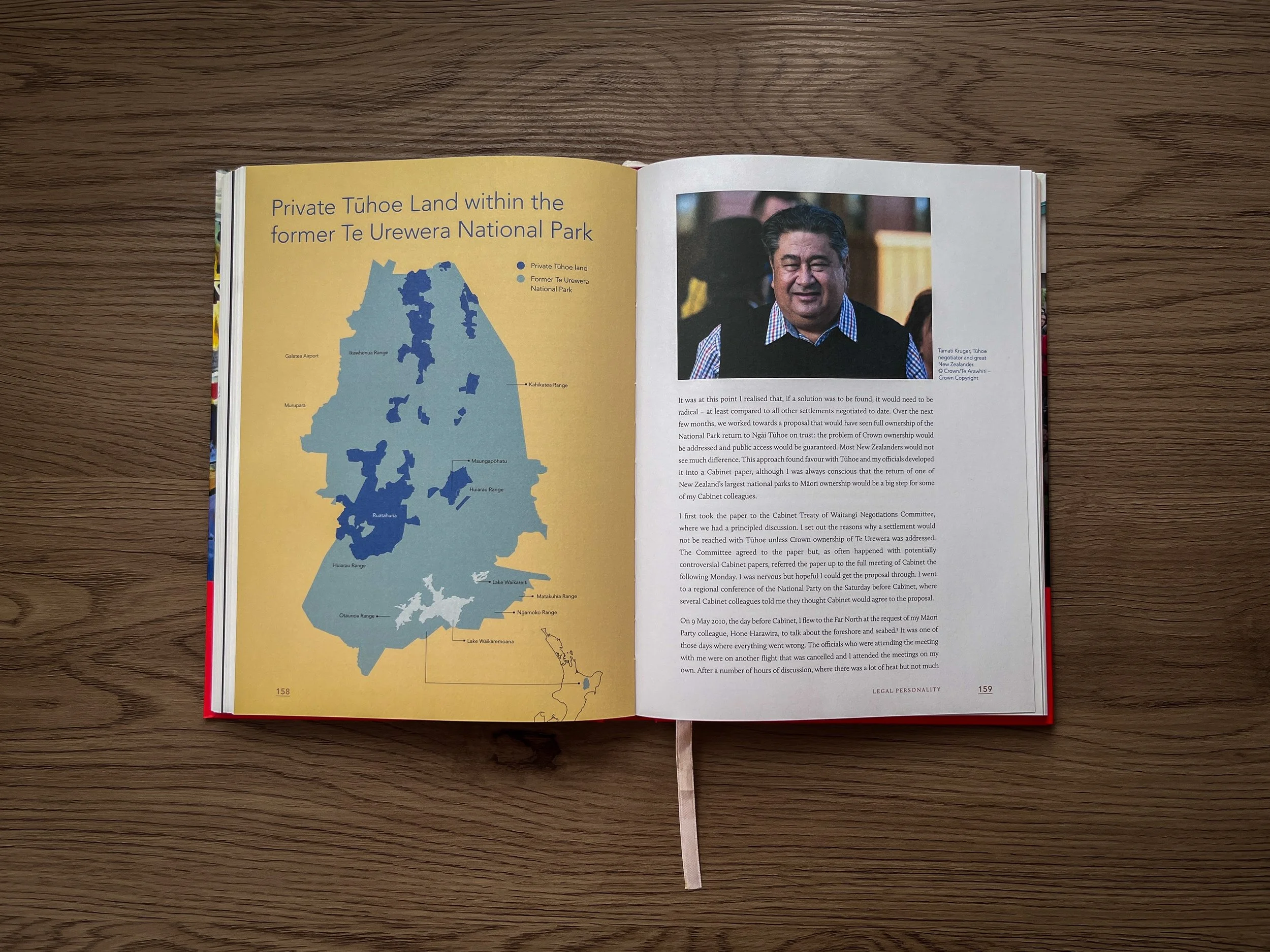 He Kupu Taurangi internal spreads book design