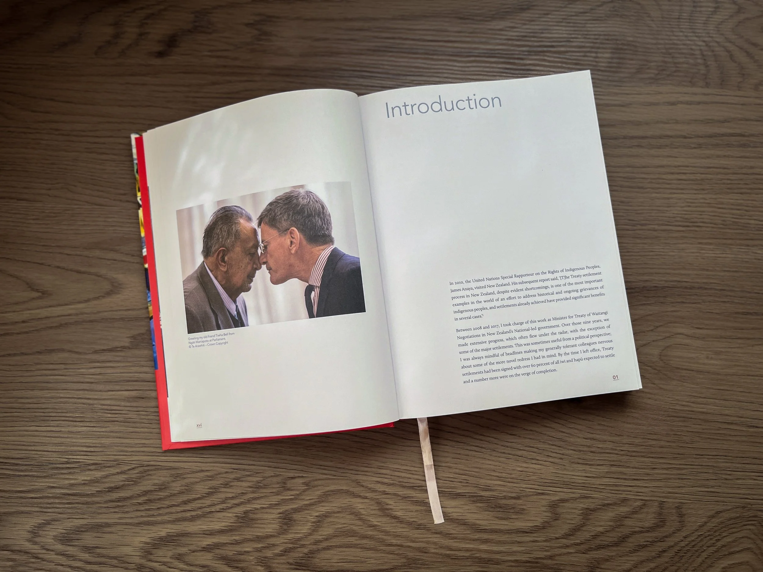 He Kupu Taurangi internal spreads book design