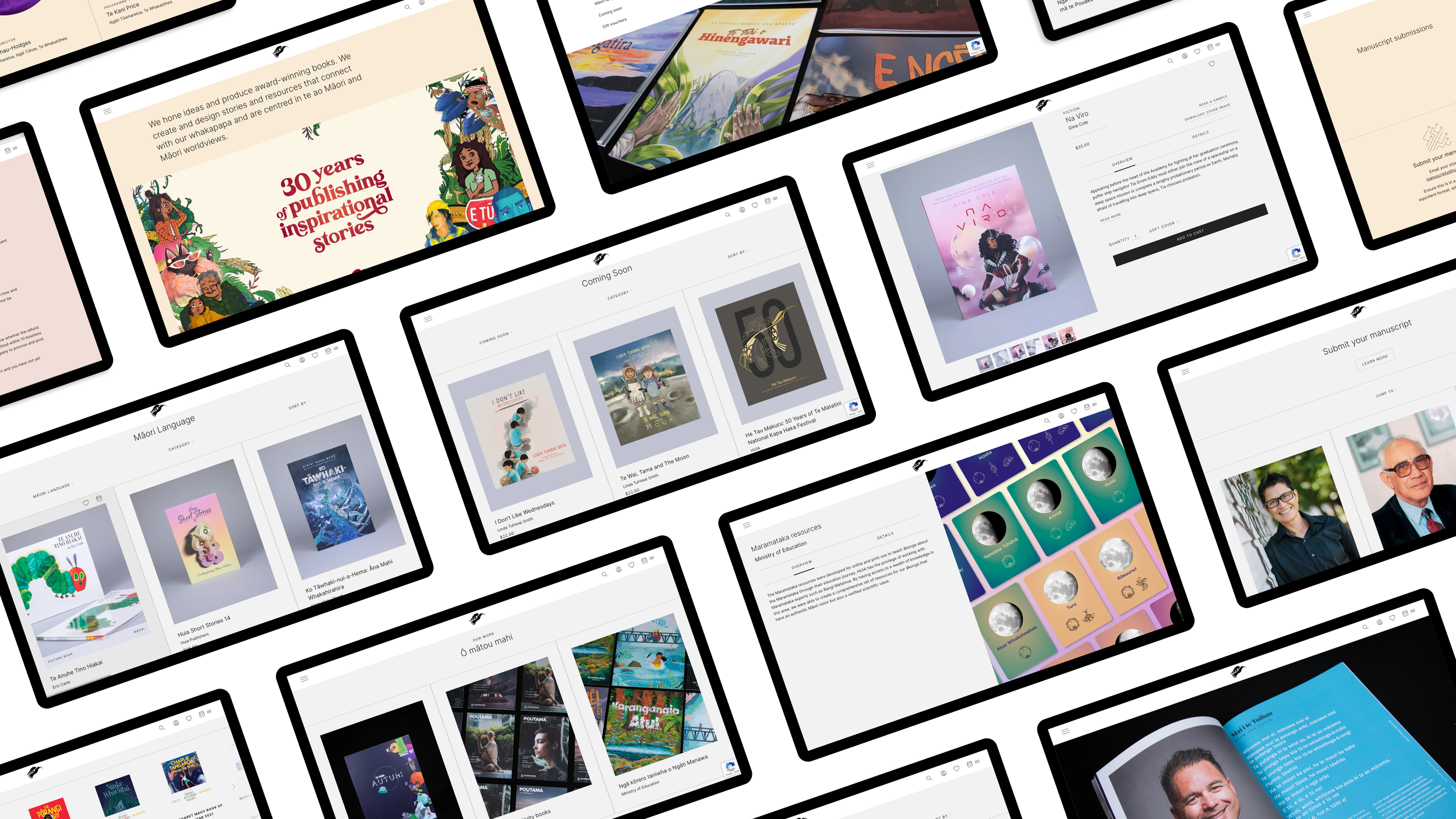 HUIA website – desktop
