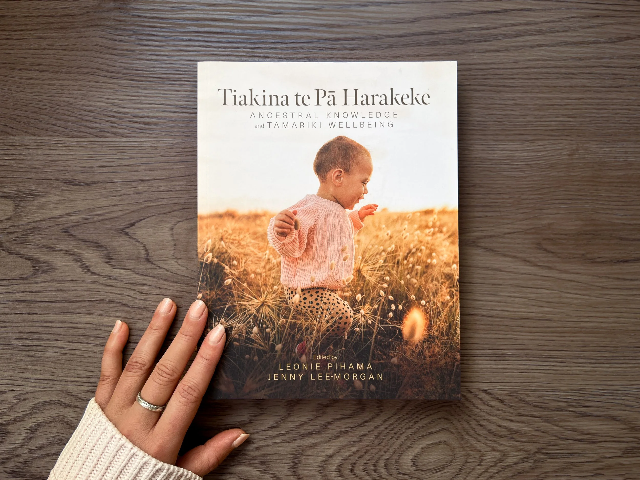 Tiakina te Pā Harakeke book cover design