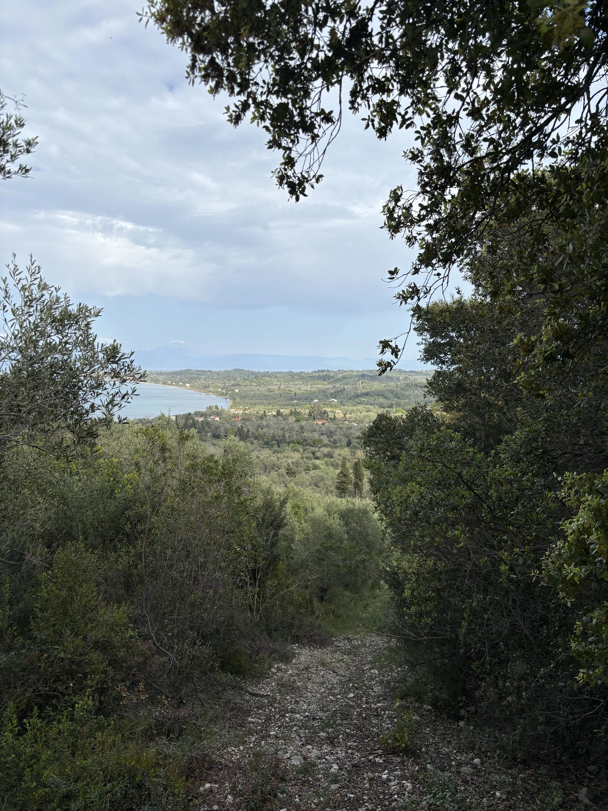 Hiking in the mountains of Perivoli