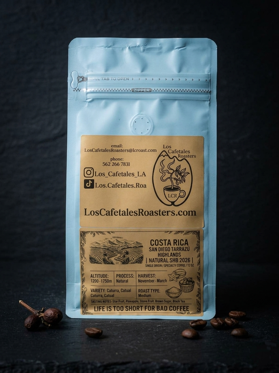 Costa Rica San Diego Tarrazu Region Natural Medium Roast