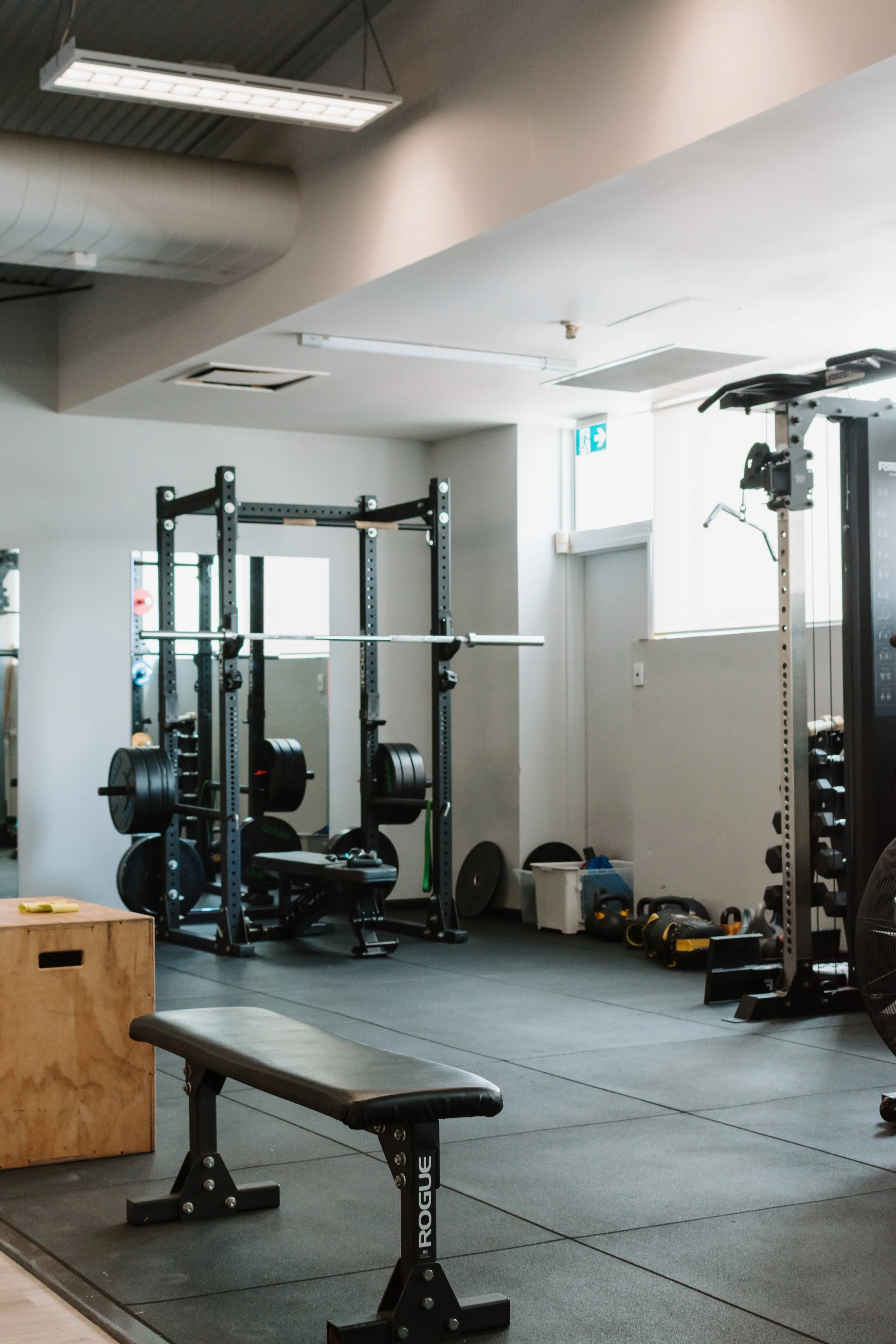 Brisbane content creation — professional photography capturing a local gym or fitness service business