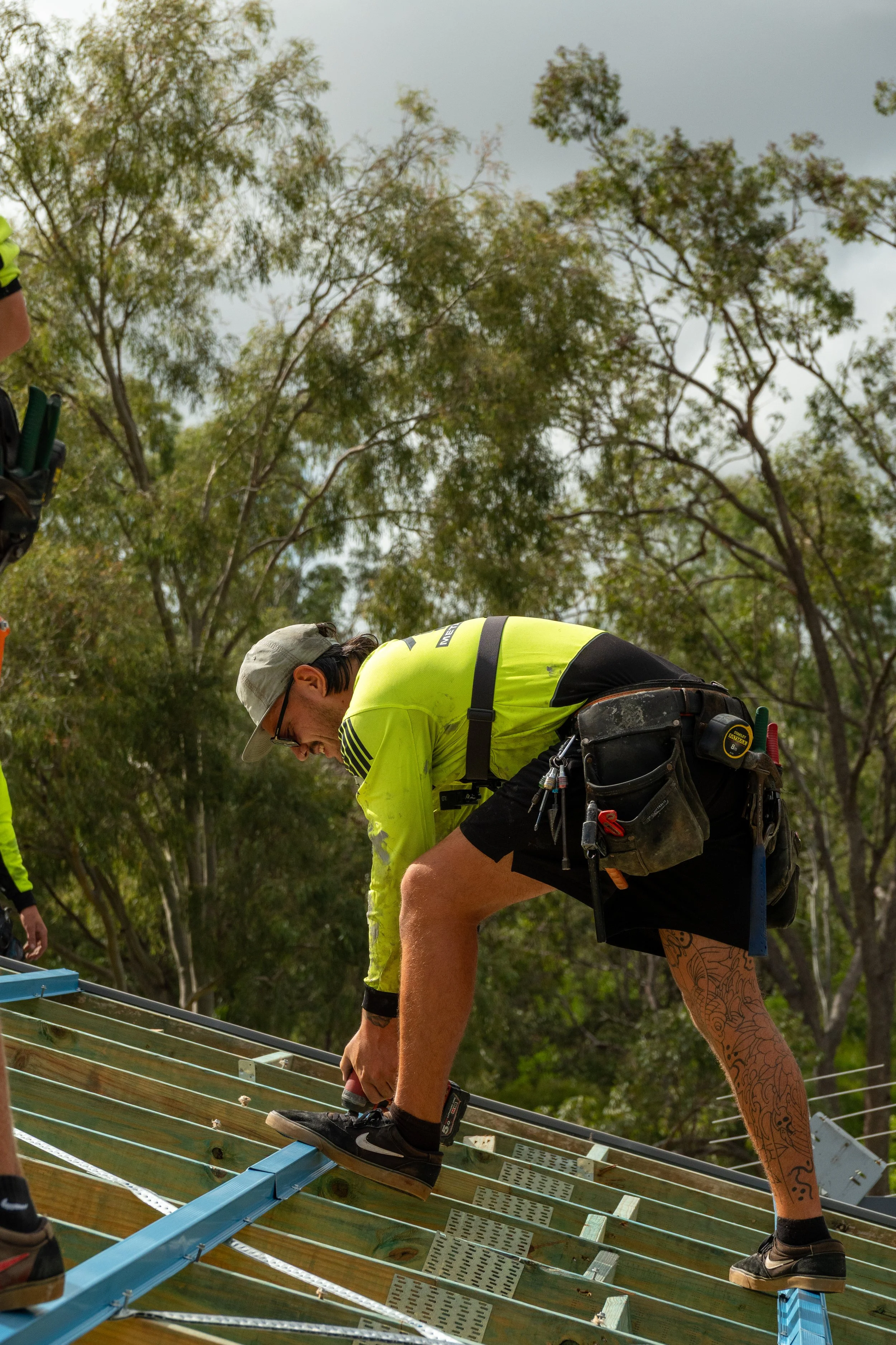 On-site content creation Brisbane — professional photography capturing a local service business tradesperson at work