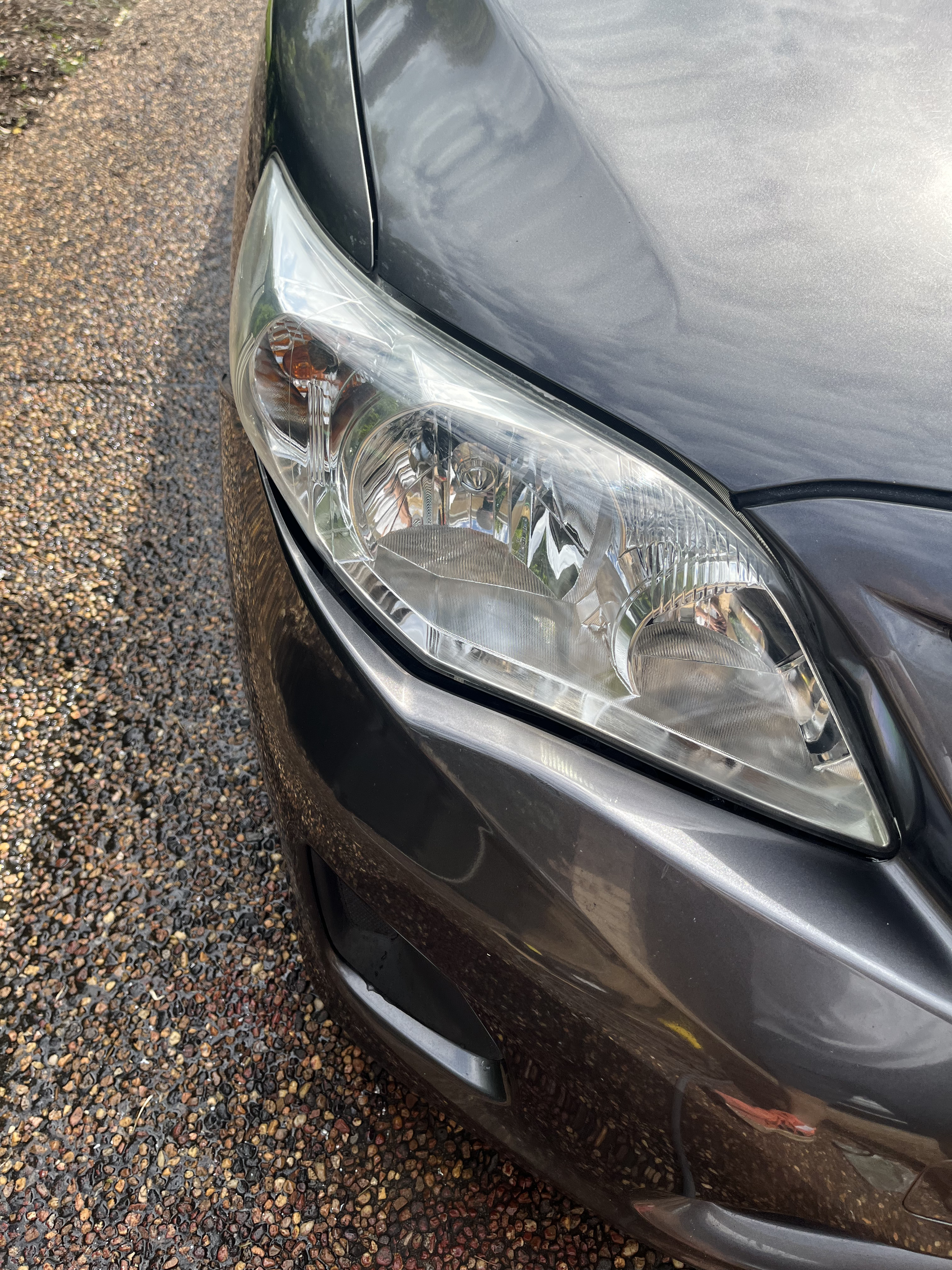 Headlight restoration both lights