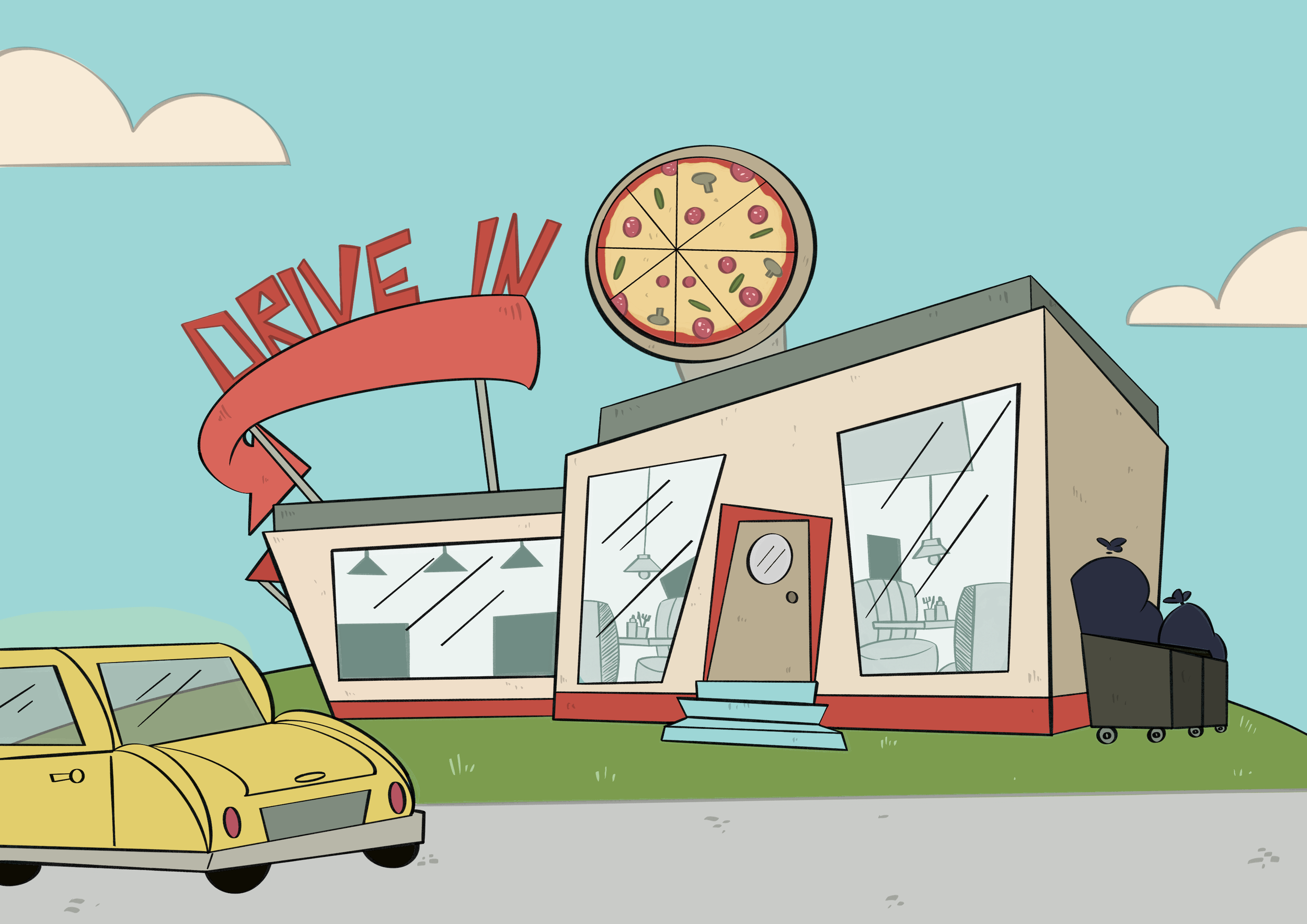 Third Year Project Graveyard Shifts Concept Art