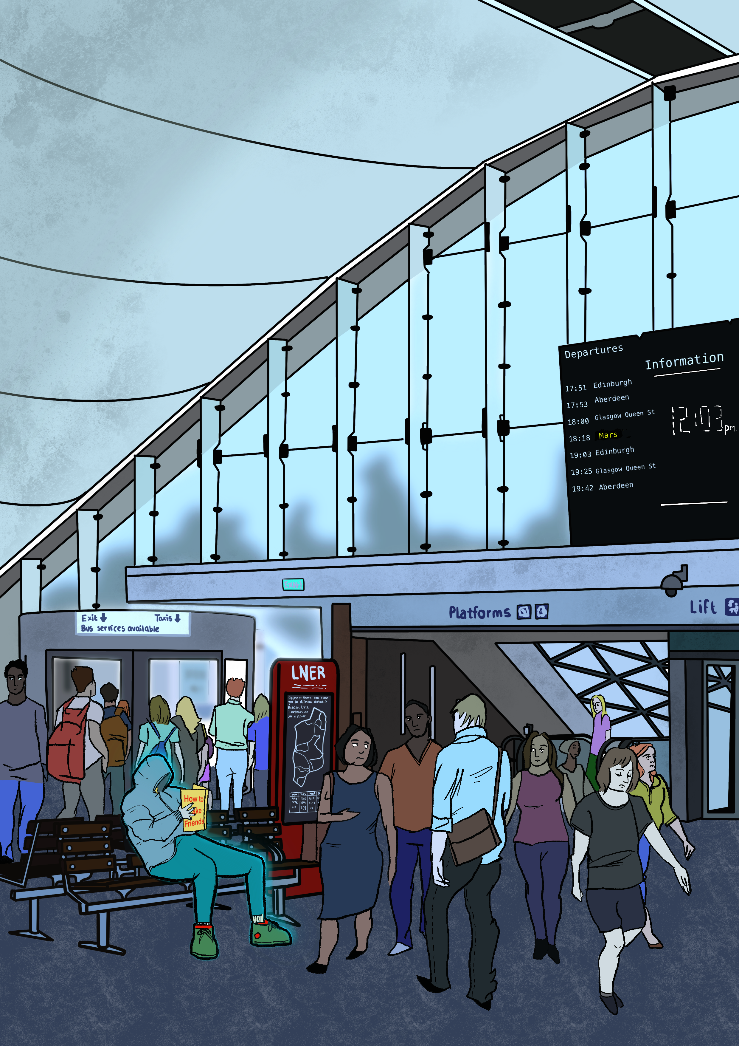 Snippet of my comic DISTANCE