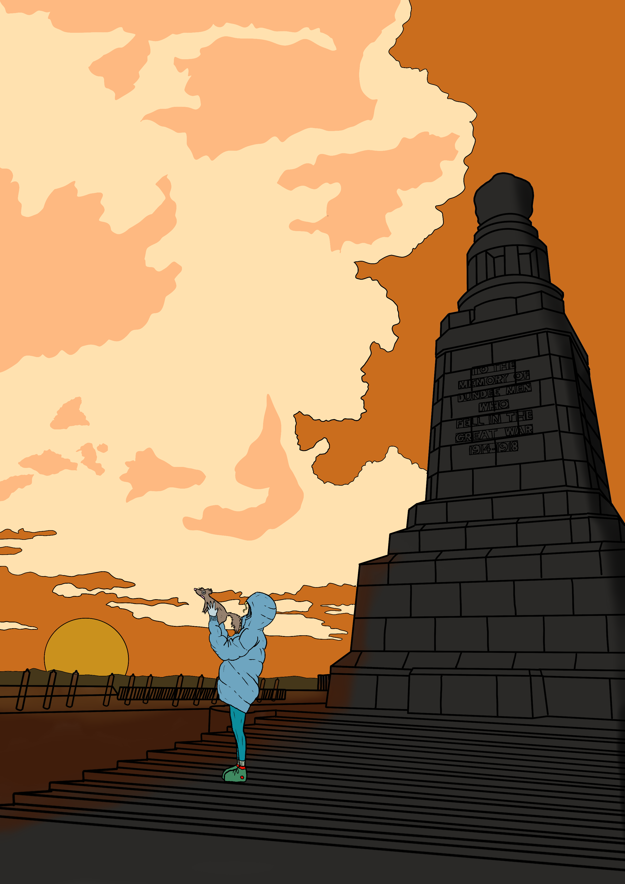 Snippet of my comic DISTANCE